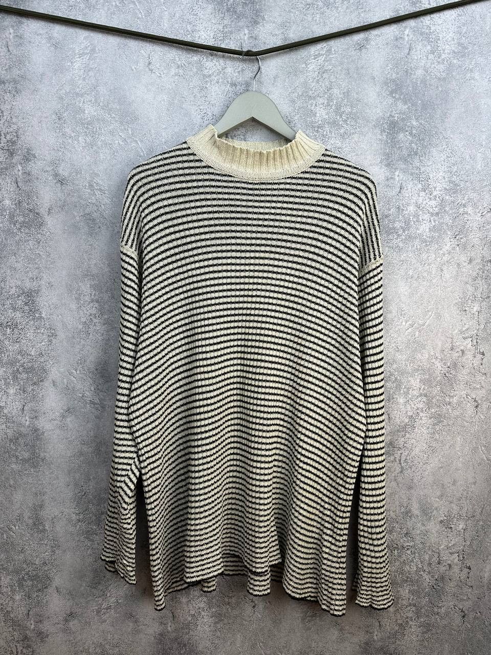 JOSEPH HOMME Joseph Homme Tricot Linen Silk VTG Knit Sweater Stripe Size US XL / EU 56 / 4 - 1 Thumbnail