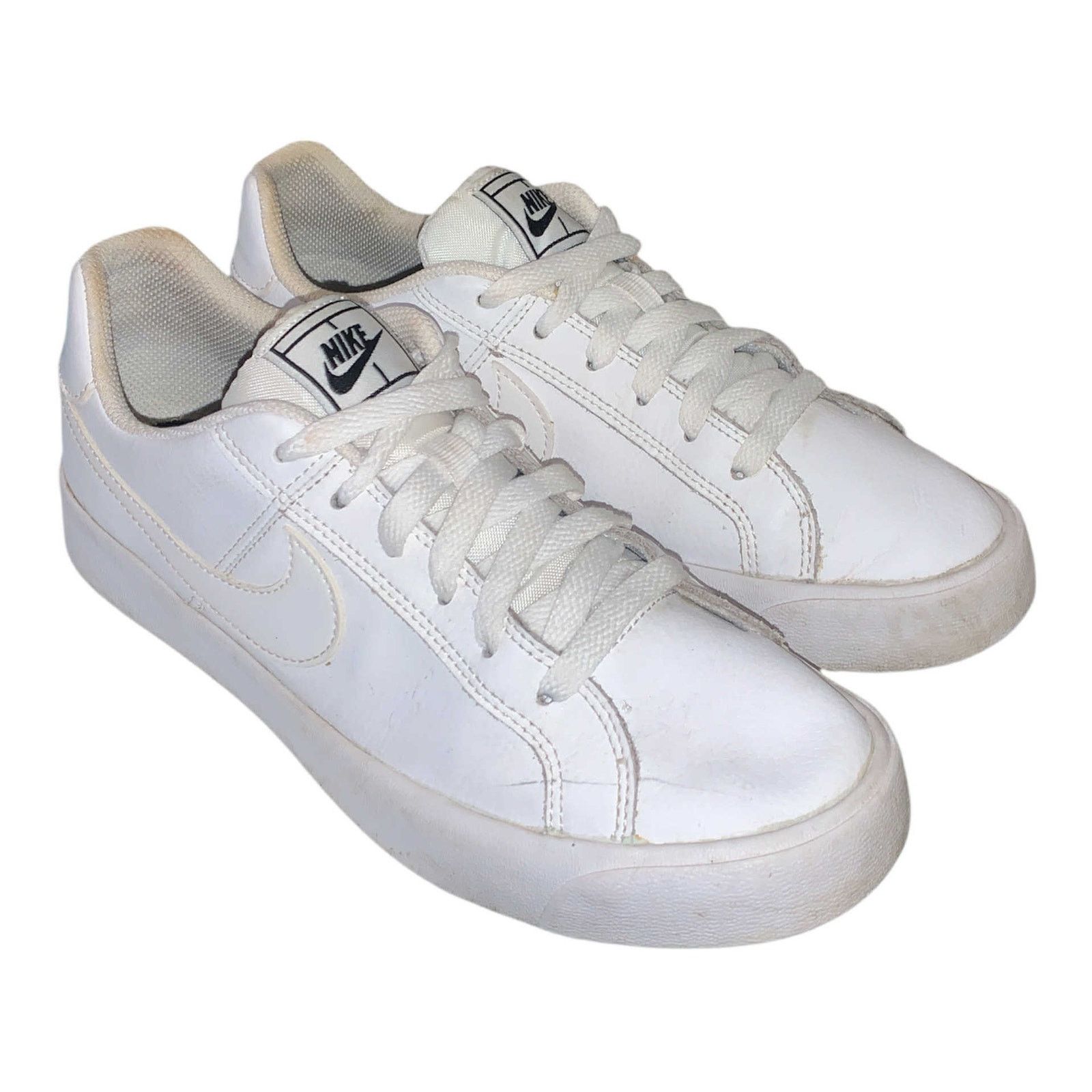 Nike Nike Court Royale AC White Leather Low-Top Sneaker Women's 8 Size US 8 / IT 38 - 2 Thumbnail
