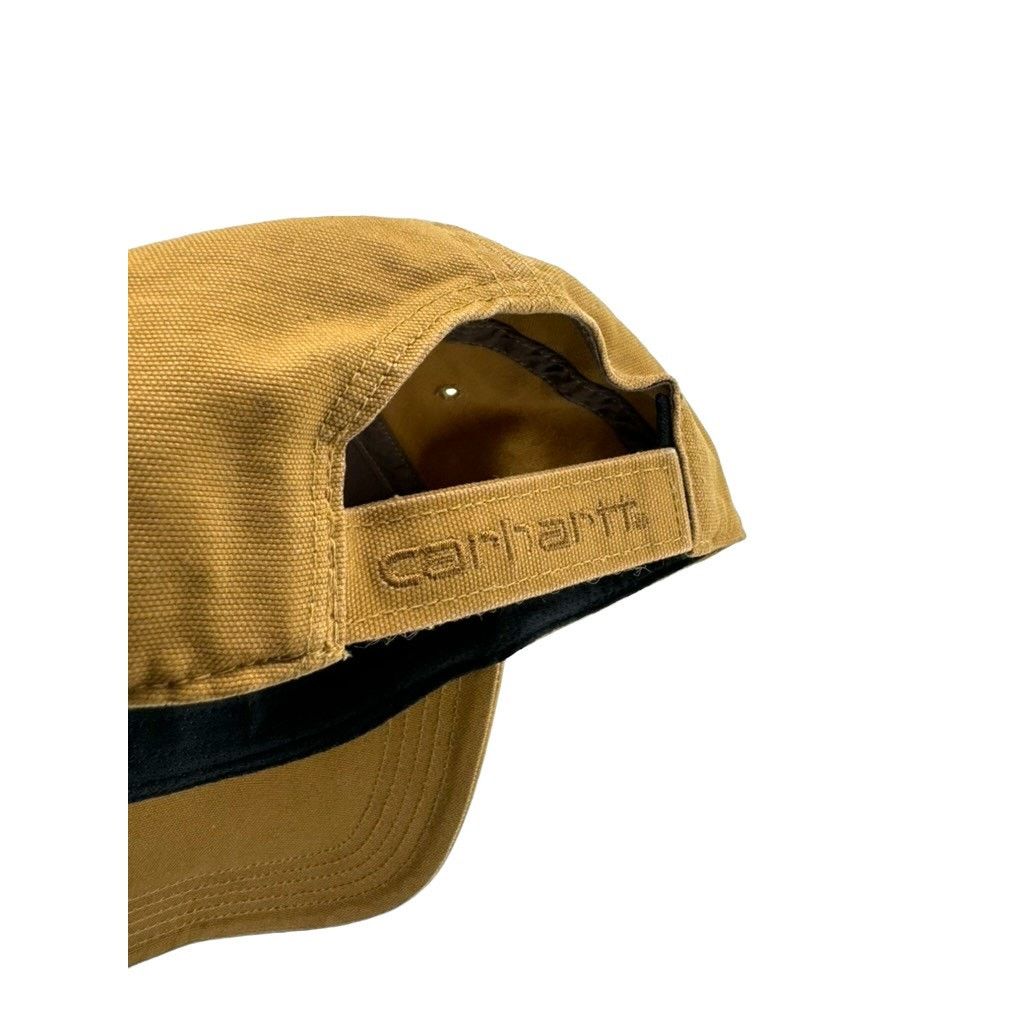 Carhartt Carhartt Brown Canvas Logo Adjustable Hat Size ONE SIZE - 7 Thumbnail