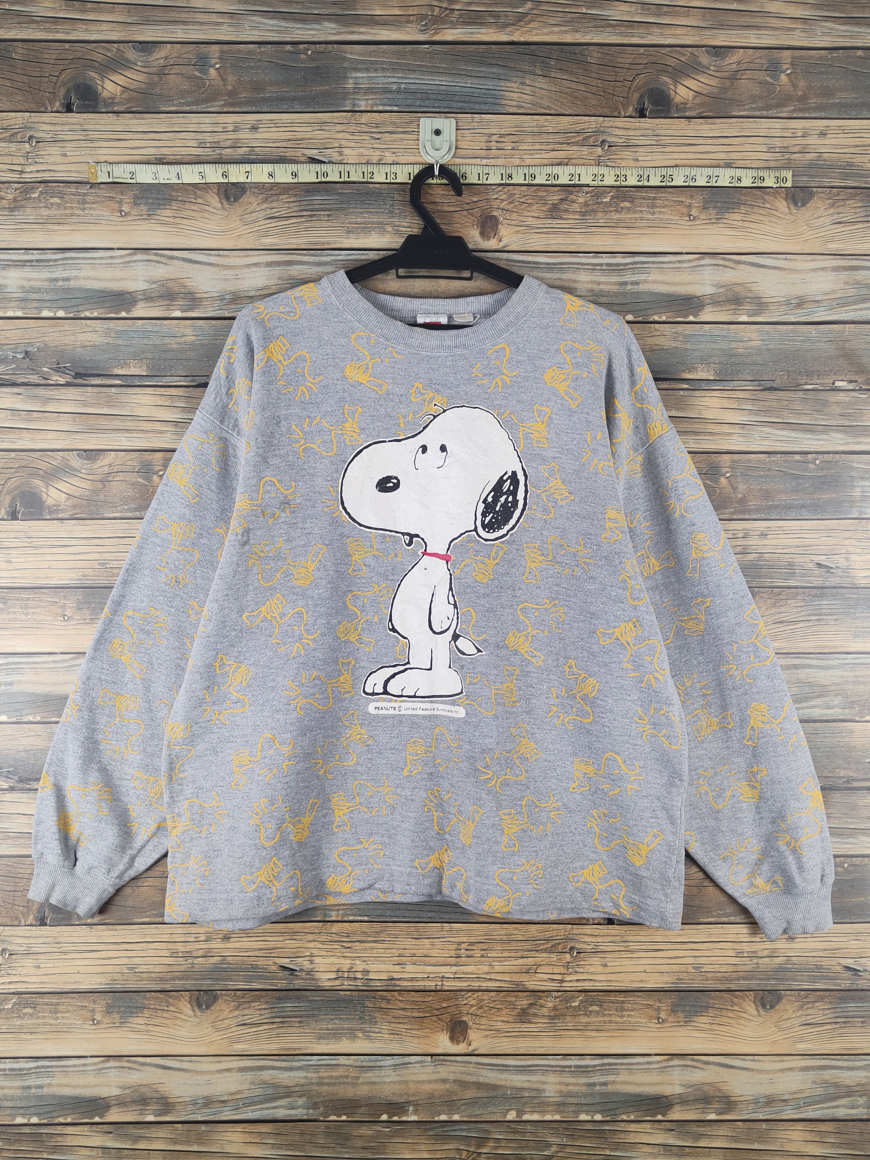 Peanuts DL Peanuts Gray Snoopy Sweatshirts #2773 Size US L / EU 52-54 / 3 - 1 Thumbnail