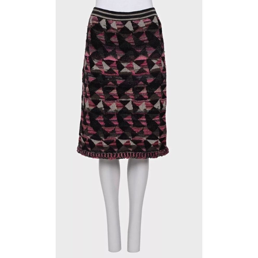 Chanel Chanel Geometric Knit Top & Skirt Set - Size38/ M Size M / US 6-8 / IT 42-44 - 4 Thumbnail