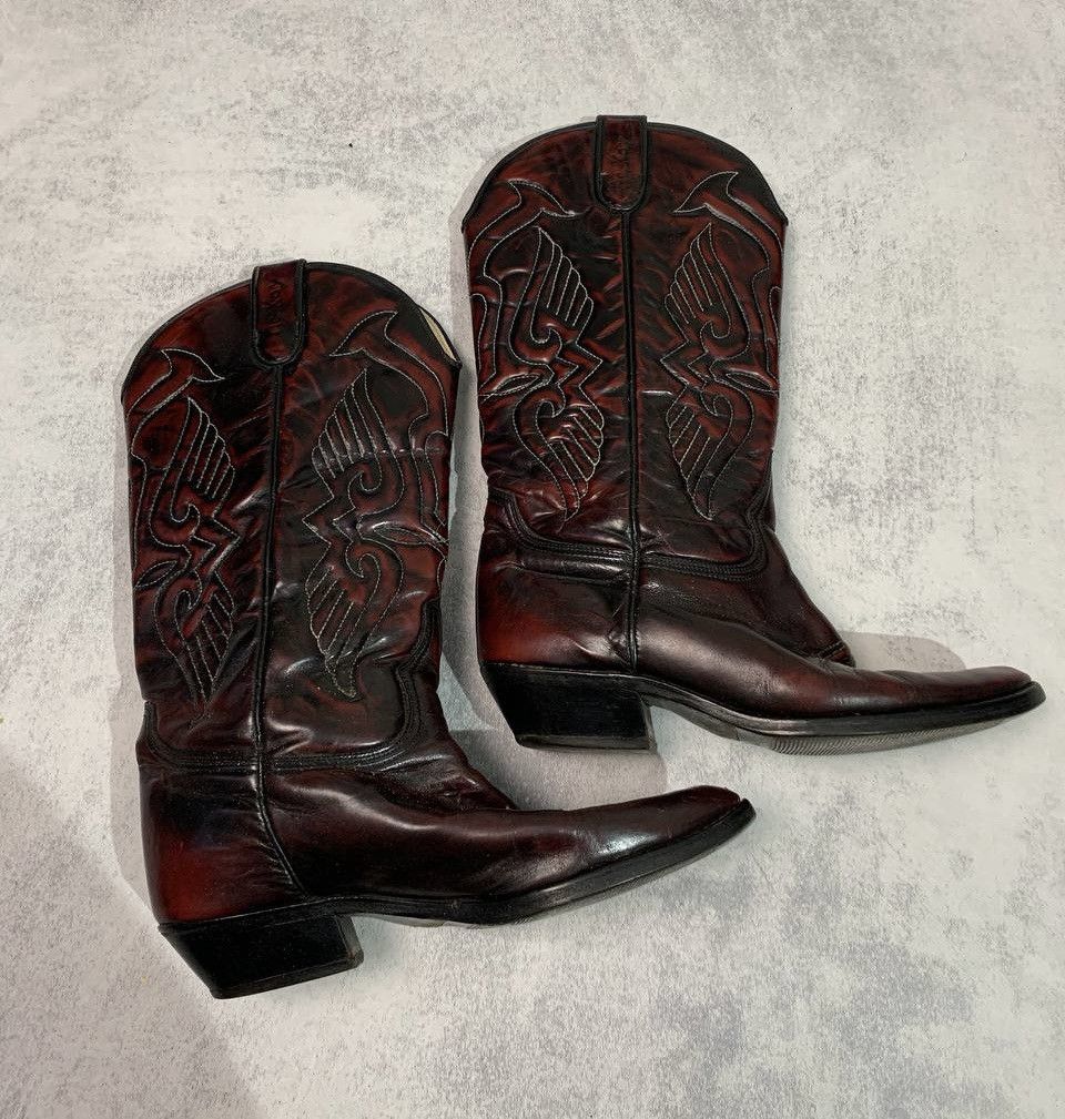 Vintage Mc.Kay rare vintage cossack cowboy western man high boots Size US 10 / EU 43 - 1 Thumbnail