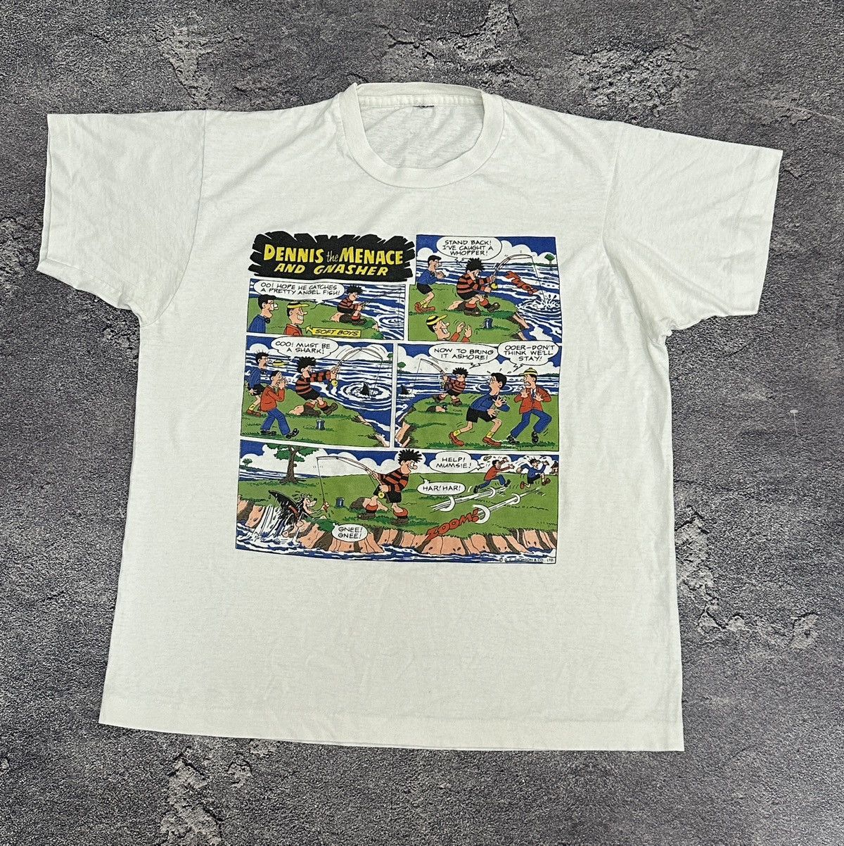 Vintage Vintage 90s Dennis The Menace Comics Movie T-Shirt Size US L / EU 52-54 / 3 - 1 Thumbnail