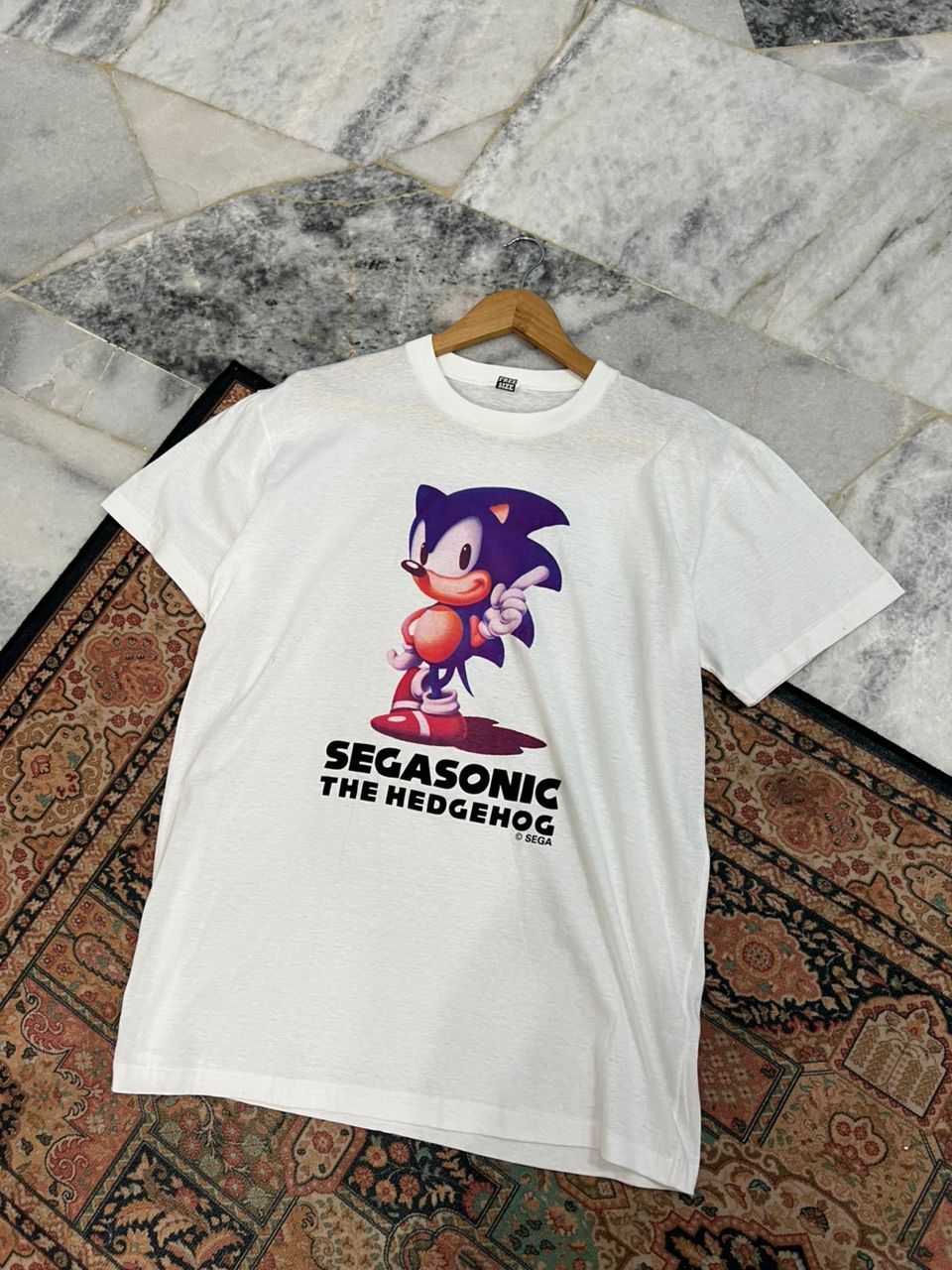 Cartoon Network Vintage 1990’s SEGASONIC THE HEDGEHOG shirt Size US L / EU 52-54 / 3 - 2 Thumbnail