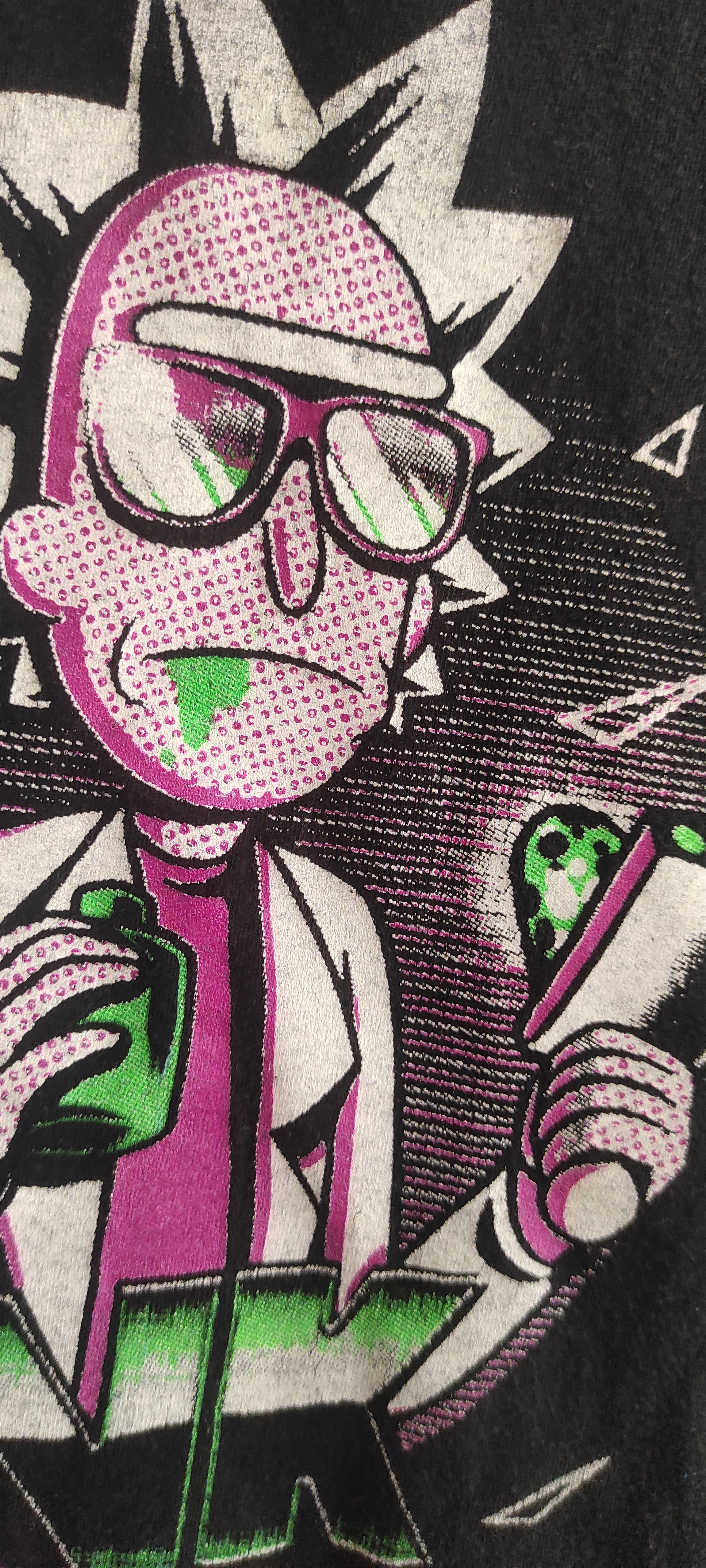 Anime × Vintage Morty Drink Bros Rick Bender Mens Graphic Printed T shirt Size US XS / EU 42 / 0 - 9 Thumbnail