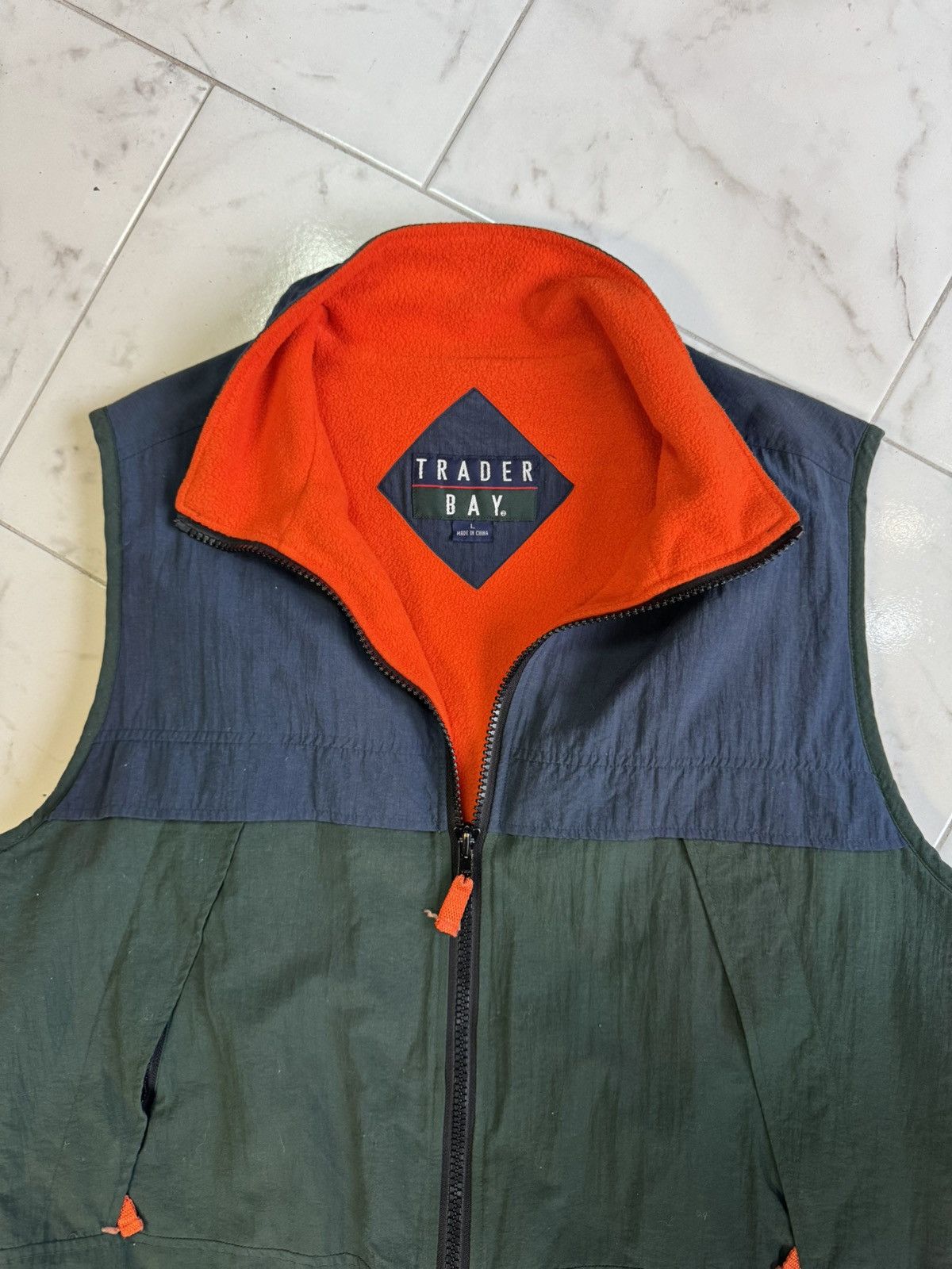 Trader Bay Vintage Fleece Trader Bay Men’s Vest Size US L / EU 52-54 / 3 - 3 Thumbnail