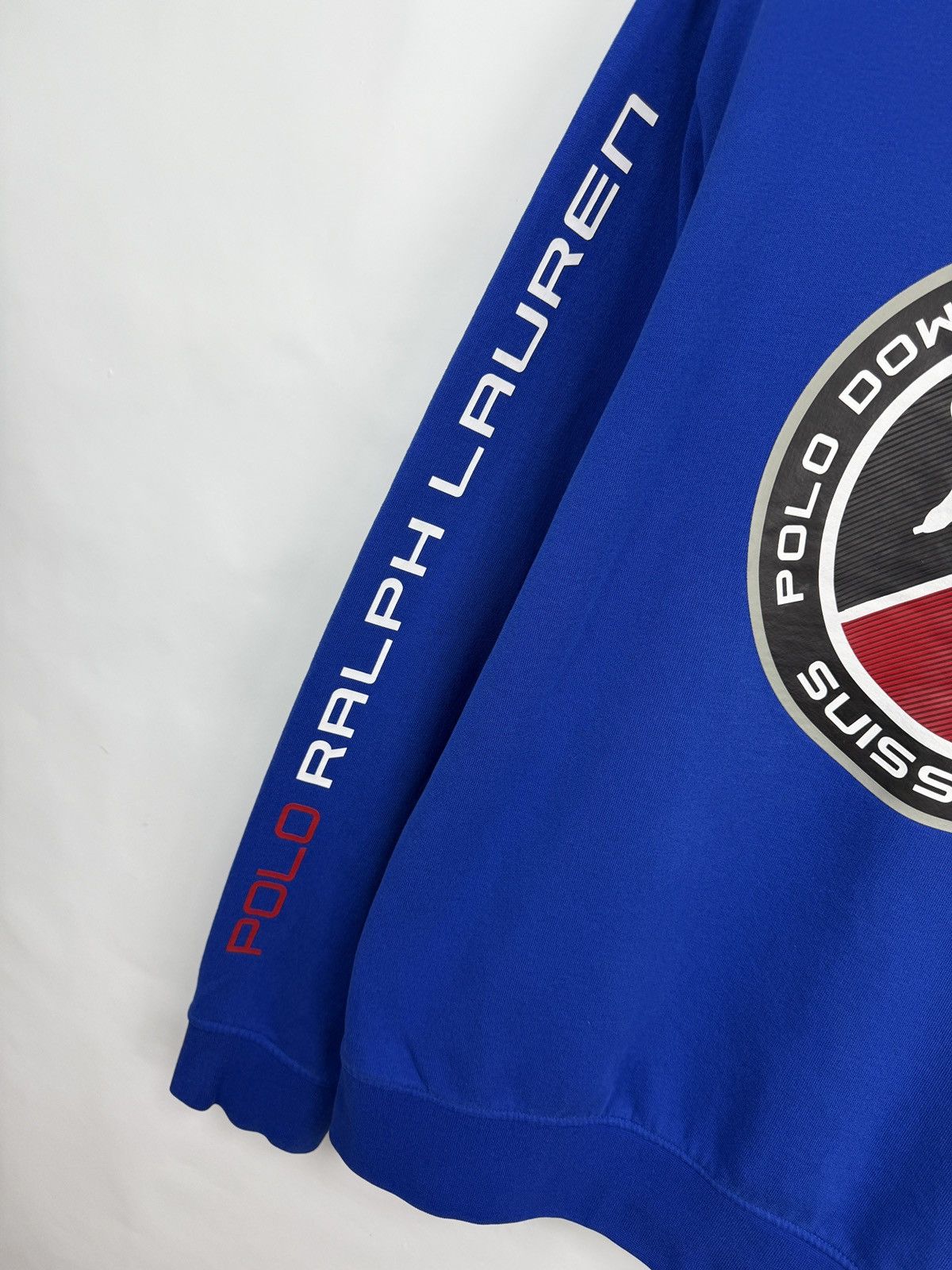 Polo Ralph Lauren 🇨🇭 Ralph Lauren Polo Downhill Racing Suisse 16 Sweatshirt Y2K Size US L / EU 52-54 / 3 - 6 Thumbnail