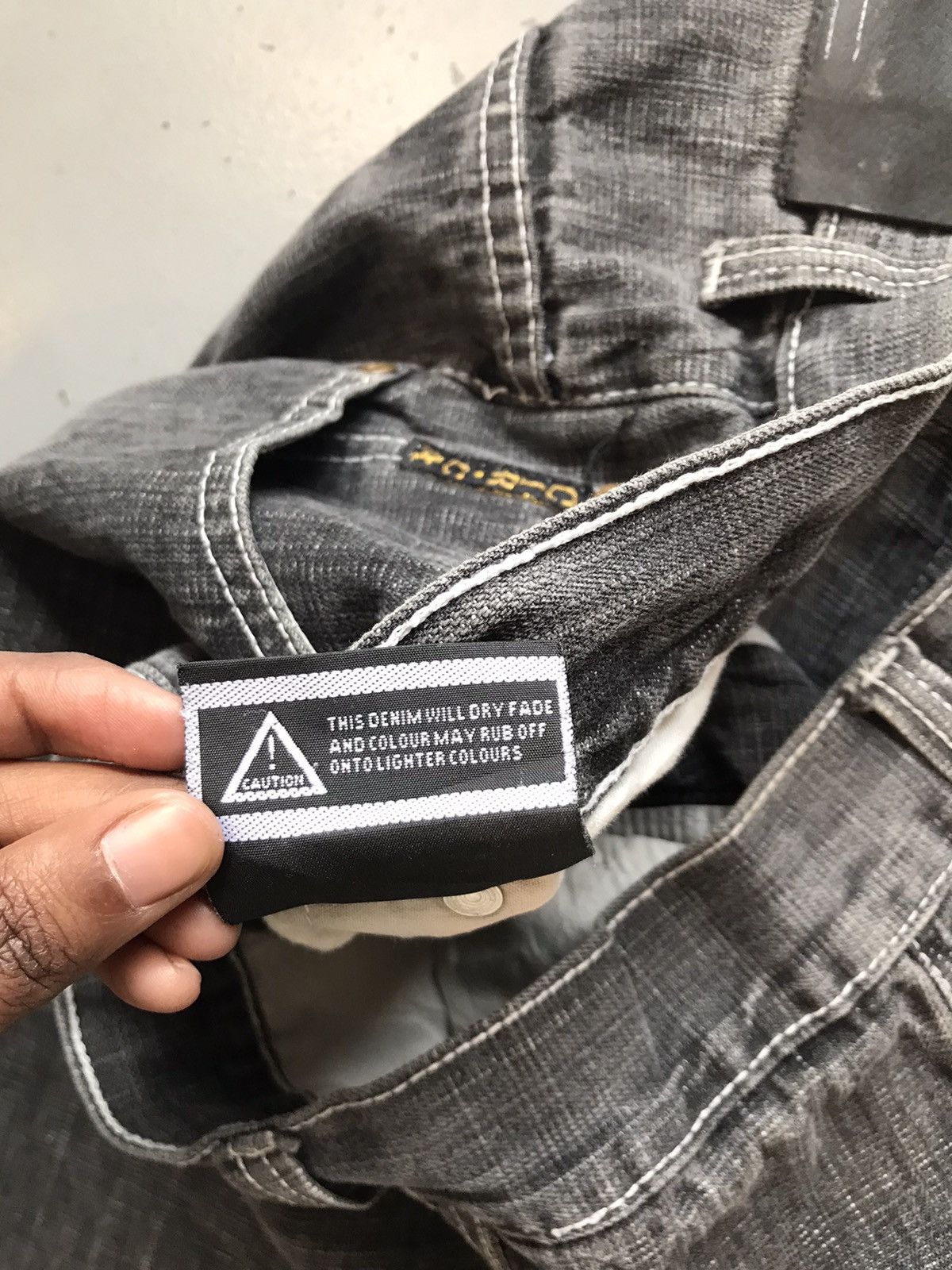 C1RCA × Southpole × Vintage Vintage cir ca white thread embroidered loose fit denim Size US 40 / EU 56 - 13 Thumbnail