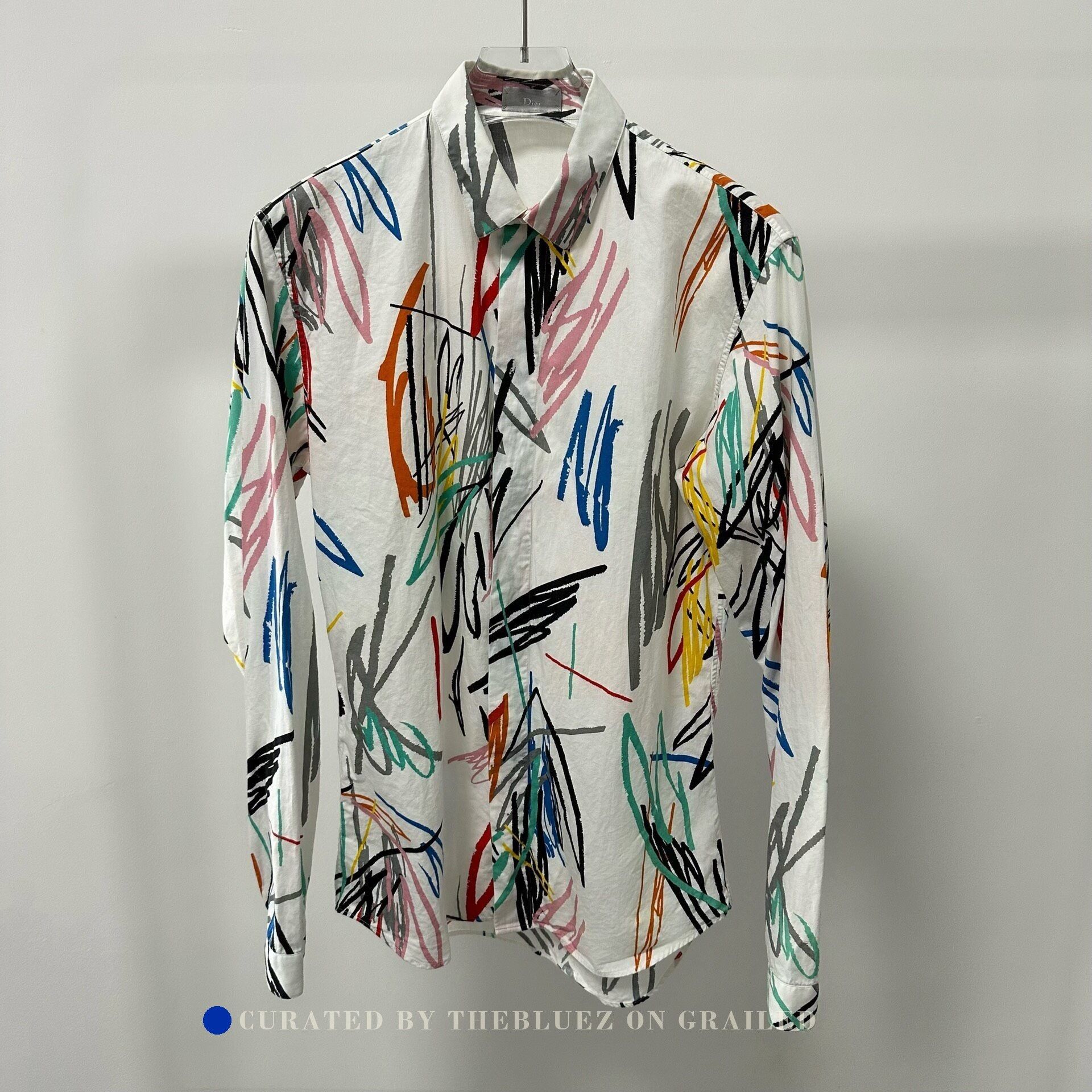 Dior Dior Homme 15ss Graffiti Line Shirt Size US M / EU 48-50 / 2 - 1 Thumbnail