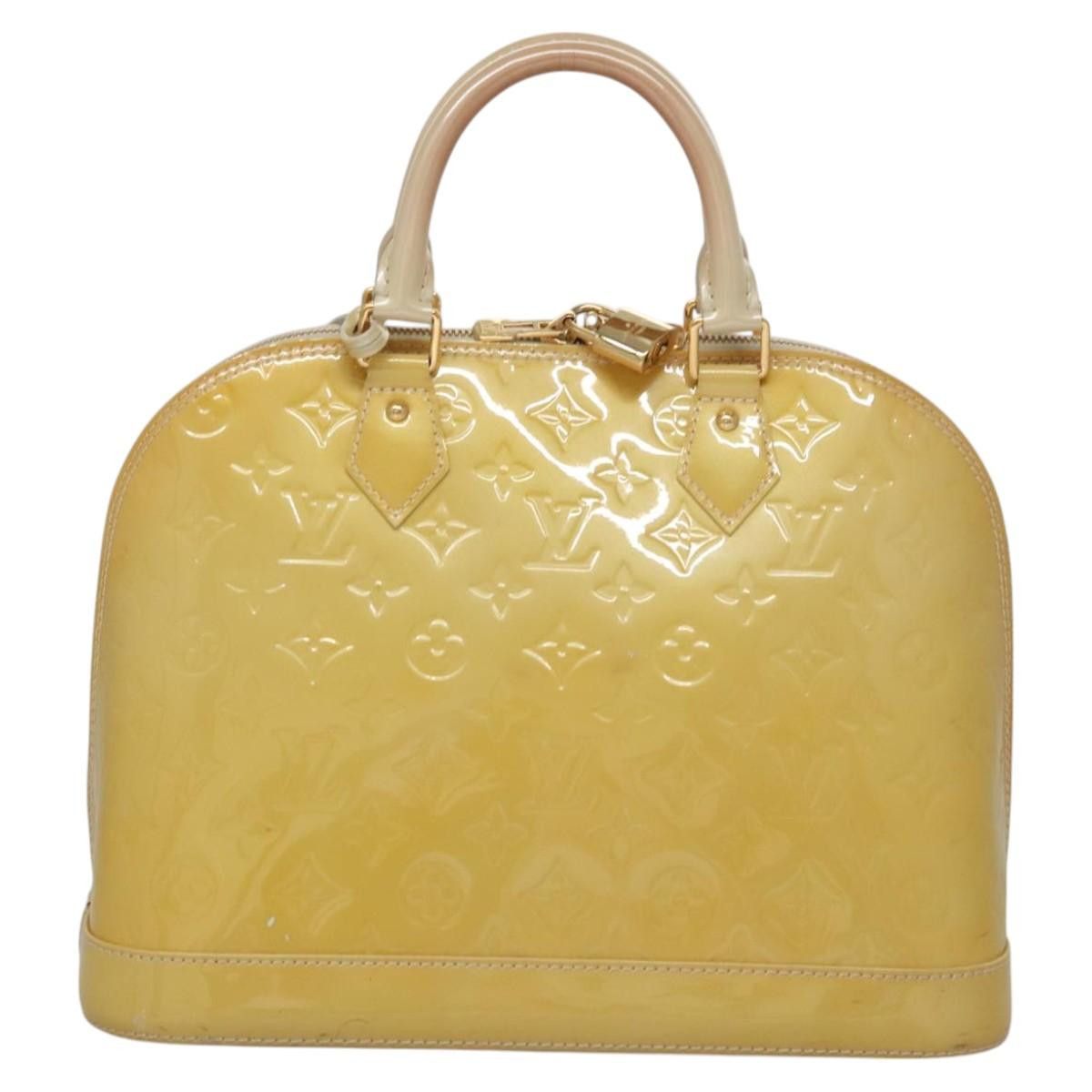 Louis Vuitton Alma Burgundy Patent Leather Handbag (Pre-Owned) Size ONE SIZE - 1 Thumbnail
