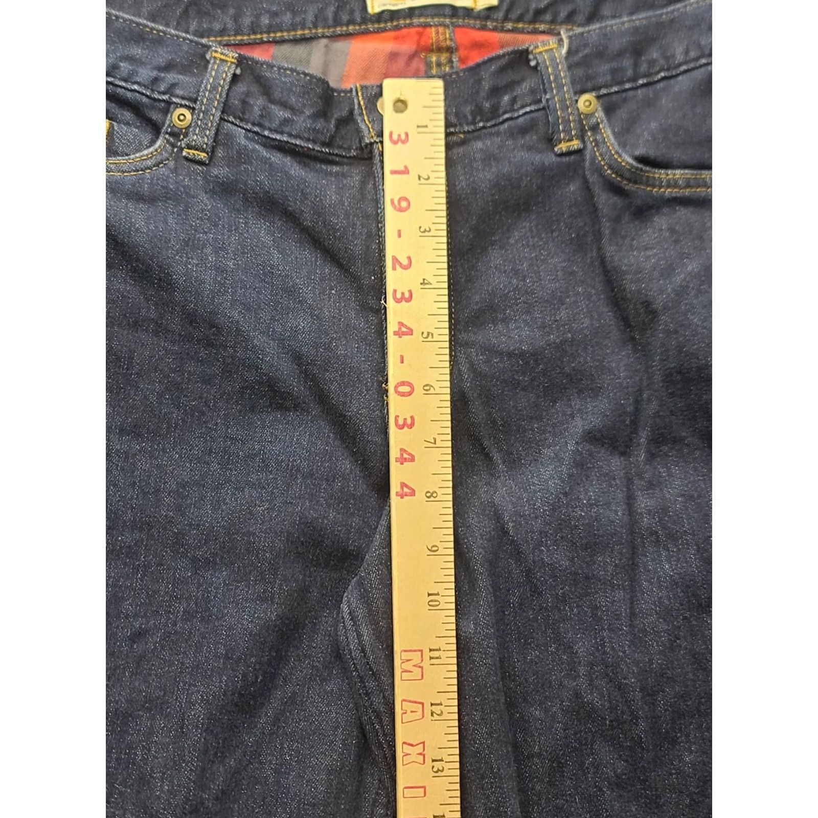 Carhartt VINTAGE Carhartt Jeans Womens 16 Short 35x30 Flannel Lined Original Fit Straight Leg Size 38" / US 16 / IT 52 - 5 Thumbnail