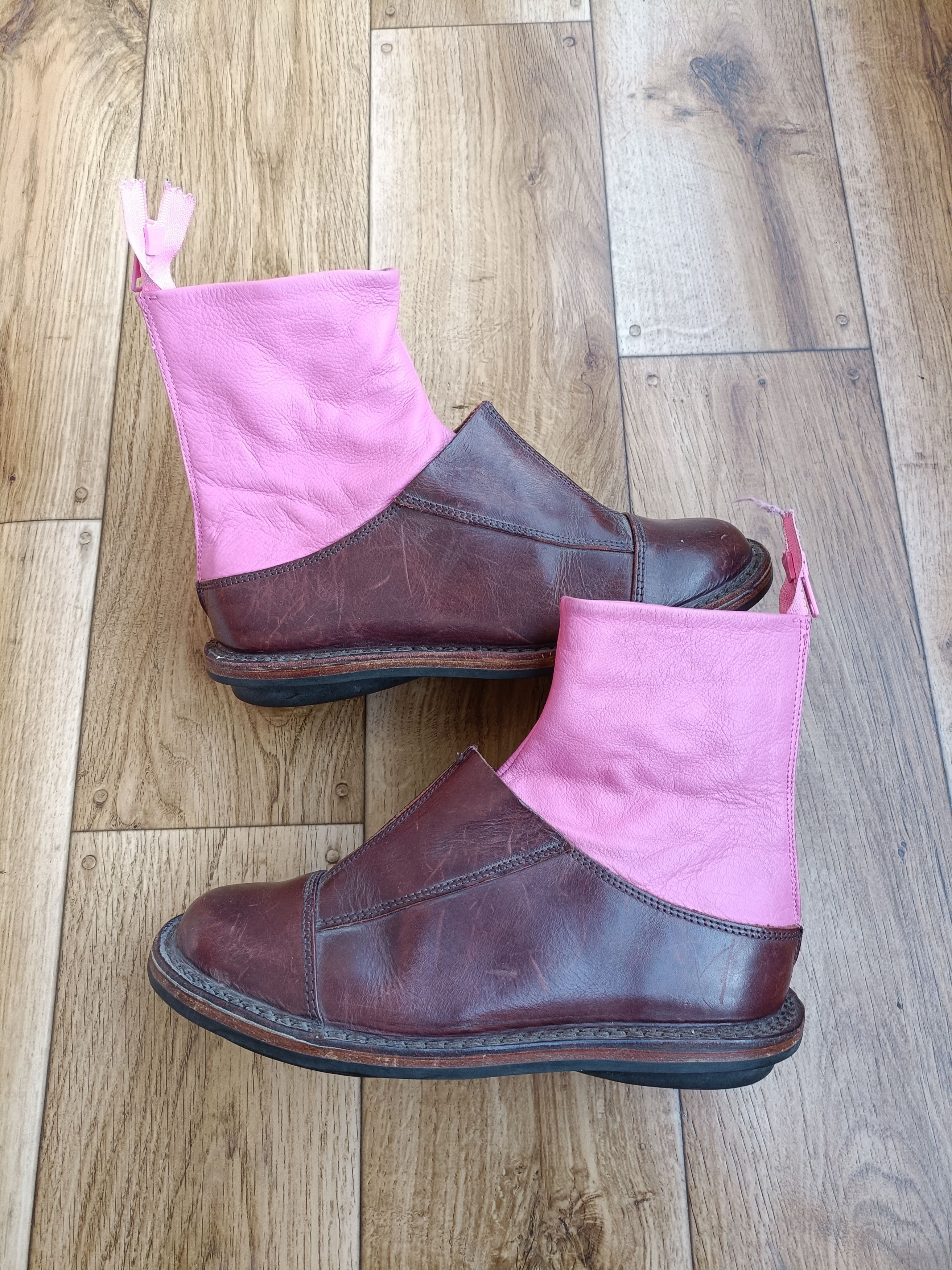 Trippen × Vintage Trippen Women Leather Boots Size US 7 / IT 37 - 1 Thumbnail