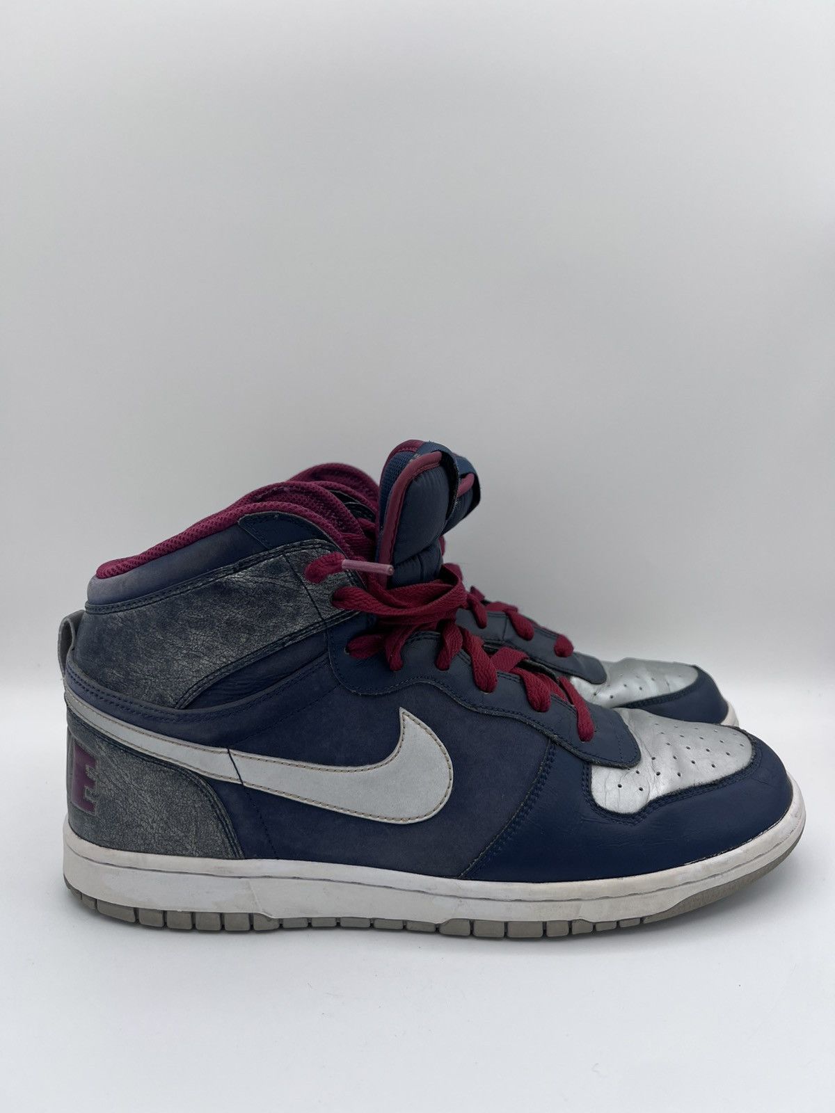 Nike Nike Dunk High Blue Silver Sneakers Retro 2009 Size 11 Mens Size US 11 / EU 44 - 1 Thumbnail