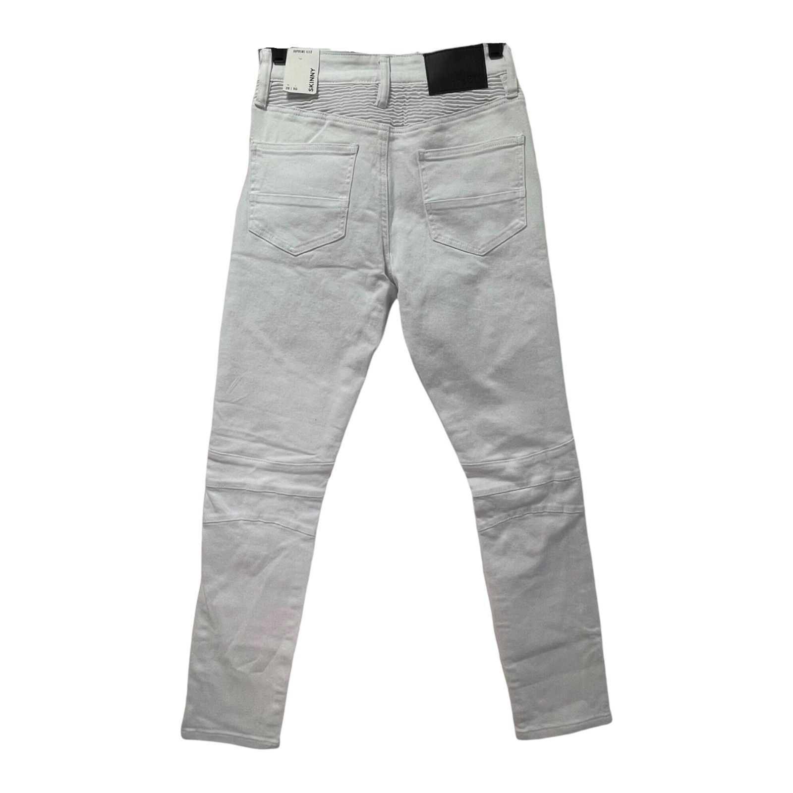 rue21 Rue 21 - Men's Supreme Flex Skinny Jeans Distressed - White Size US 28 / EU 44 - 2 Thumbnail