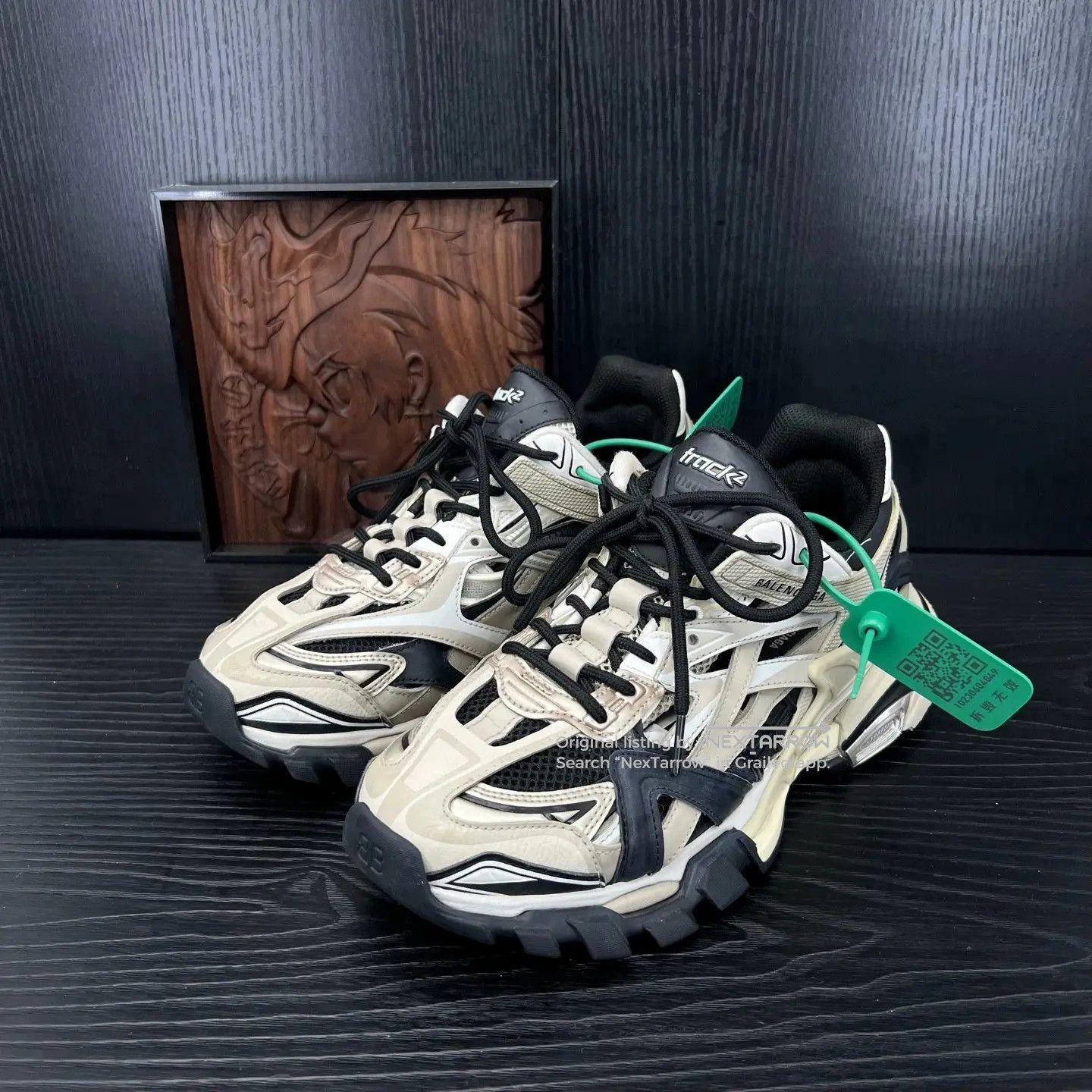 Balenciaga Balenciaga Techno Clog Size 41 Shiny Wood Print | Grailed