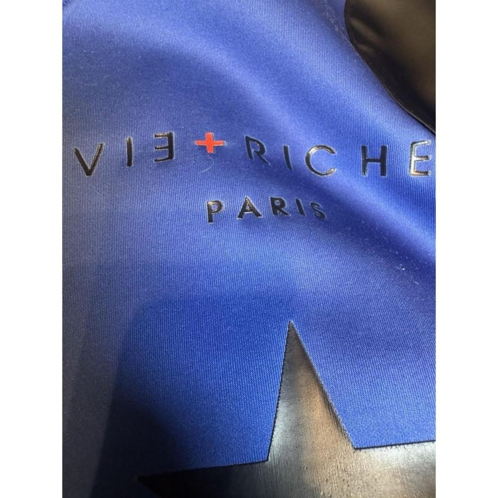 & Other Stories Vie+Riche Paris Royal‎ Blue Bomber Jacket XXL Streetwear Size US XXS / EU 40 - 6 Thumbnail