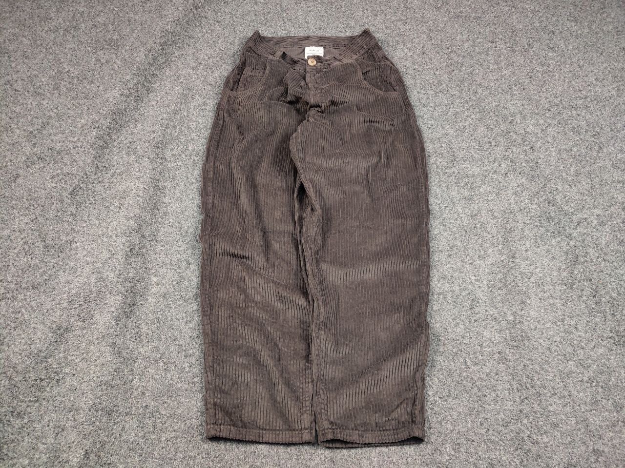 Japanese Brand Play Up Design Mom Baggy Corduroy Women's Pants Size 28" / US 6 / IT 42 - 2 Thumbnail