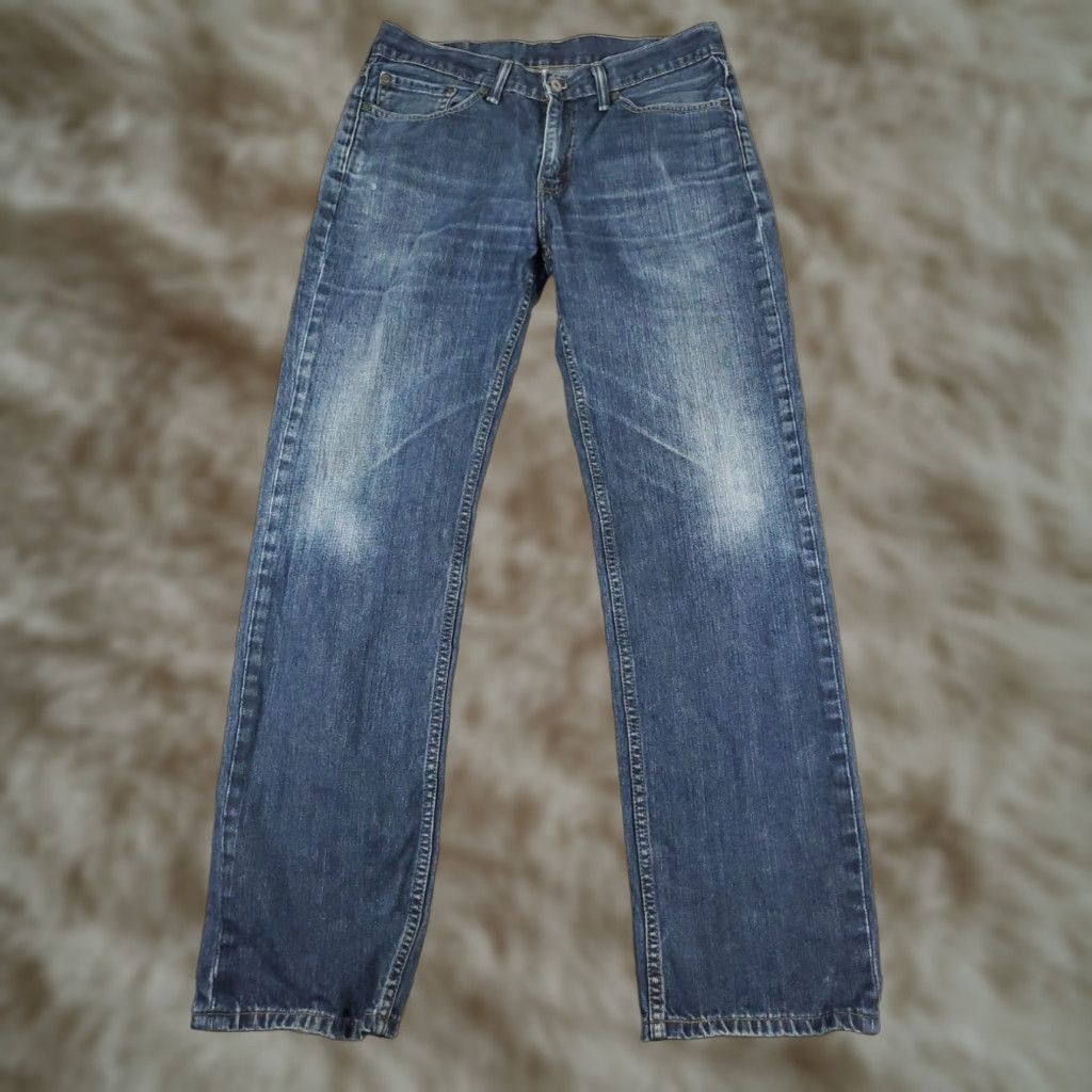 Levi's Levis Mens 514 Blue Straight Leg Denim Jeans 32x32 Size Extra Large XL Casual Size US 32 / EU 48 - 1 Thumbnail