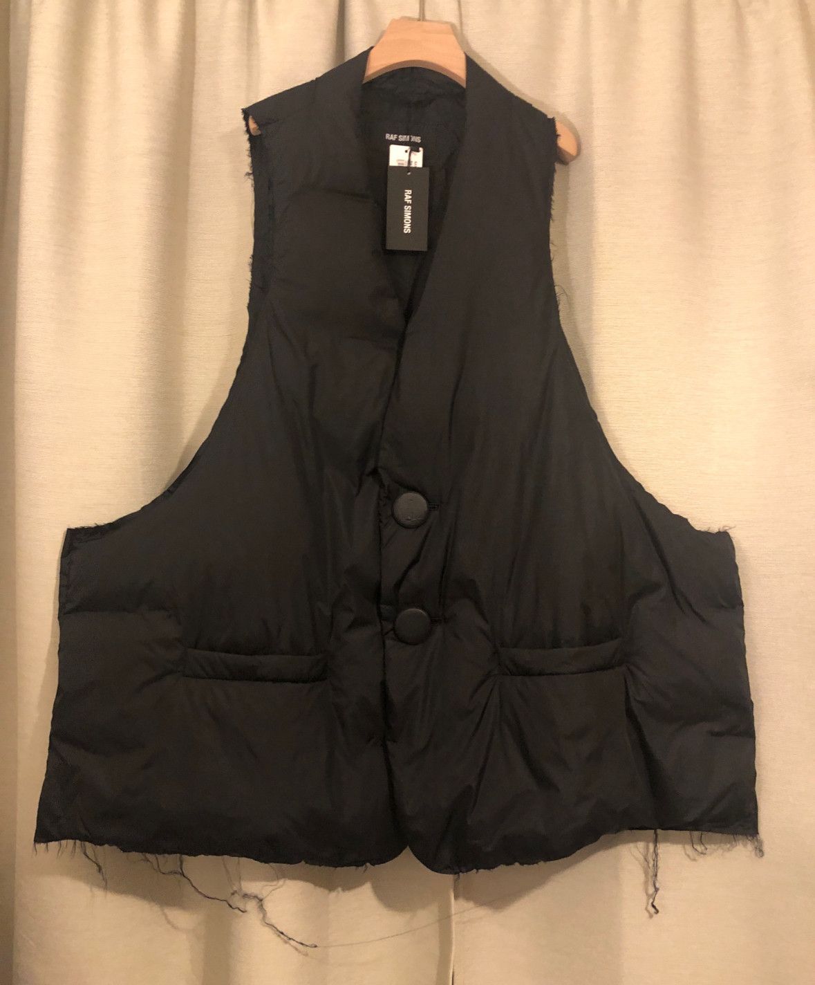 Raf Simons oversize down undershirt jacket