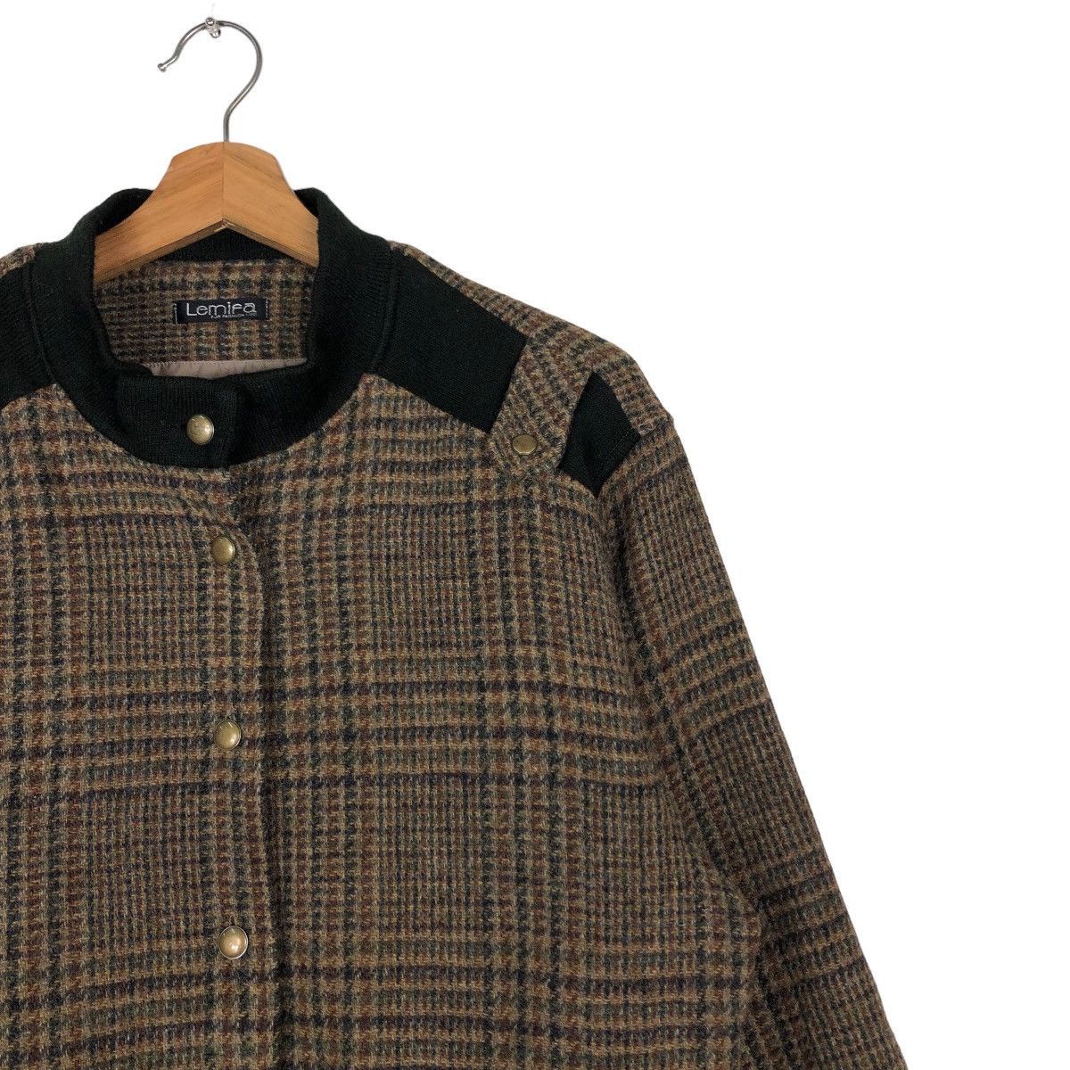 Japanese Brand 🔥Vintage Bomber Jacket Lemifa Tartan Design Issey Miyake Size US M / EU 48-50 / 2 - 6 Thumbnail