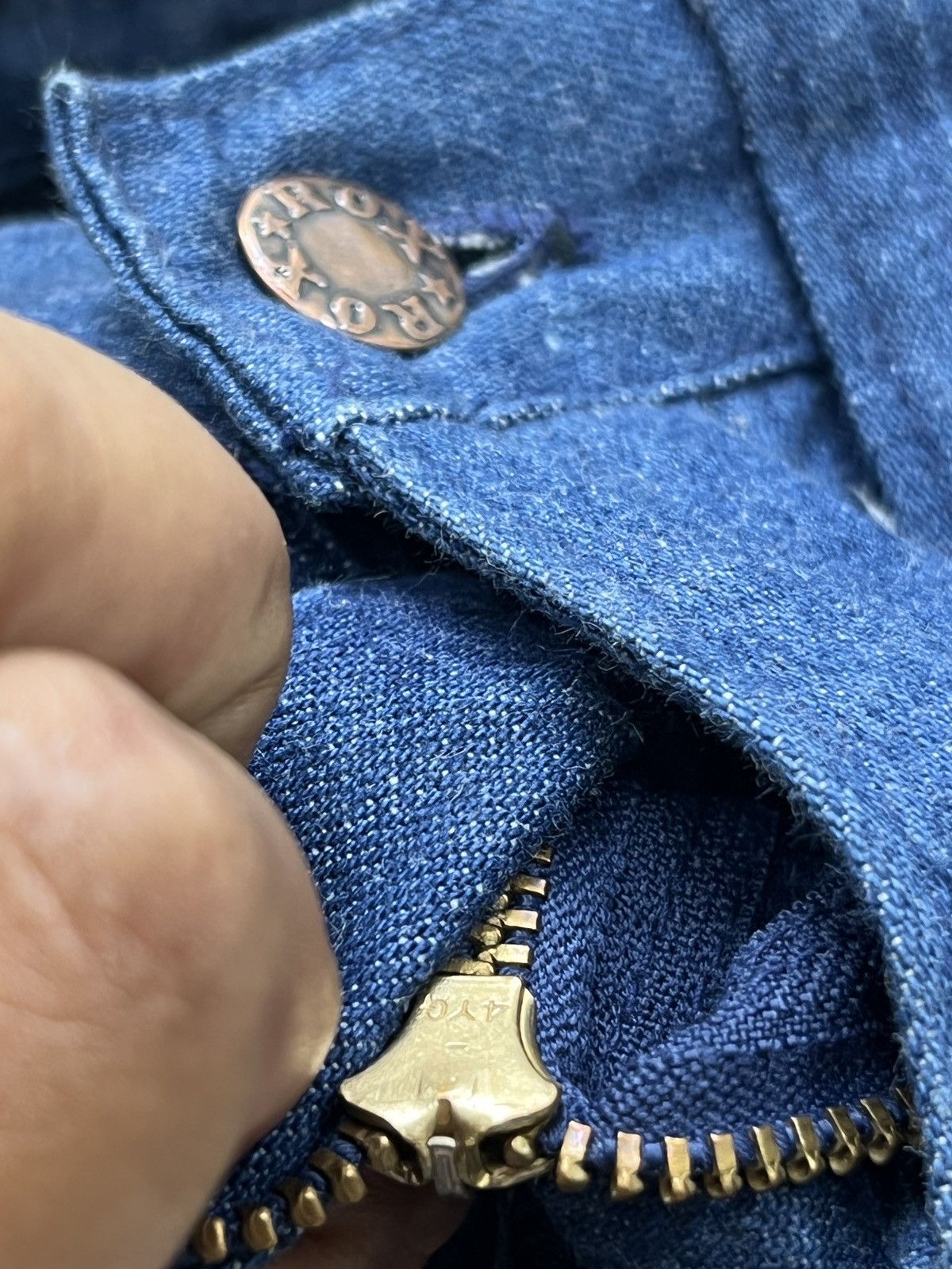 Vintage 🔥🔥🔥STEALS VTG ROX FLARED DENIM Size 29" - 13 Thumbnail