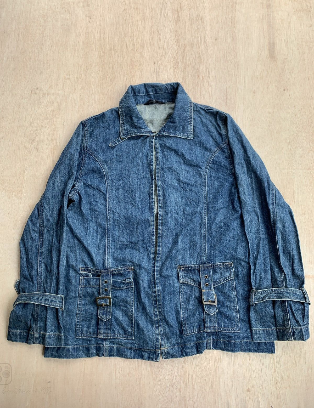 14th Addiction × Japanese Brand Vintage Ramonpole Pocket Denim Jacket Size US L / EU 52-54 / 3 - 1 Thumbnail