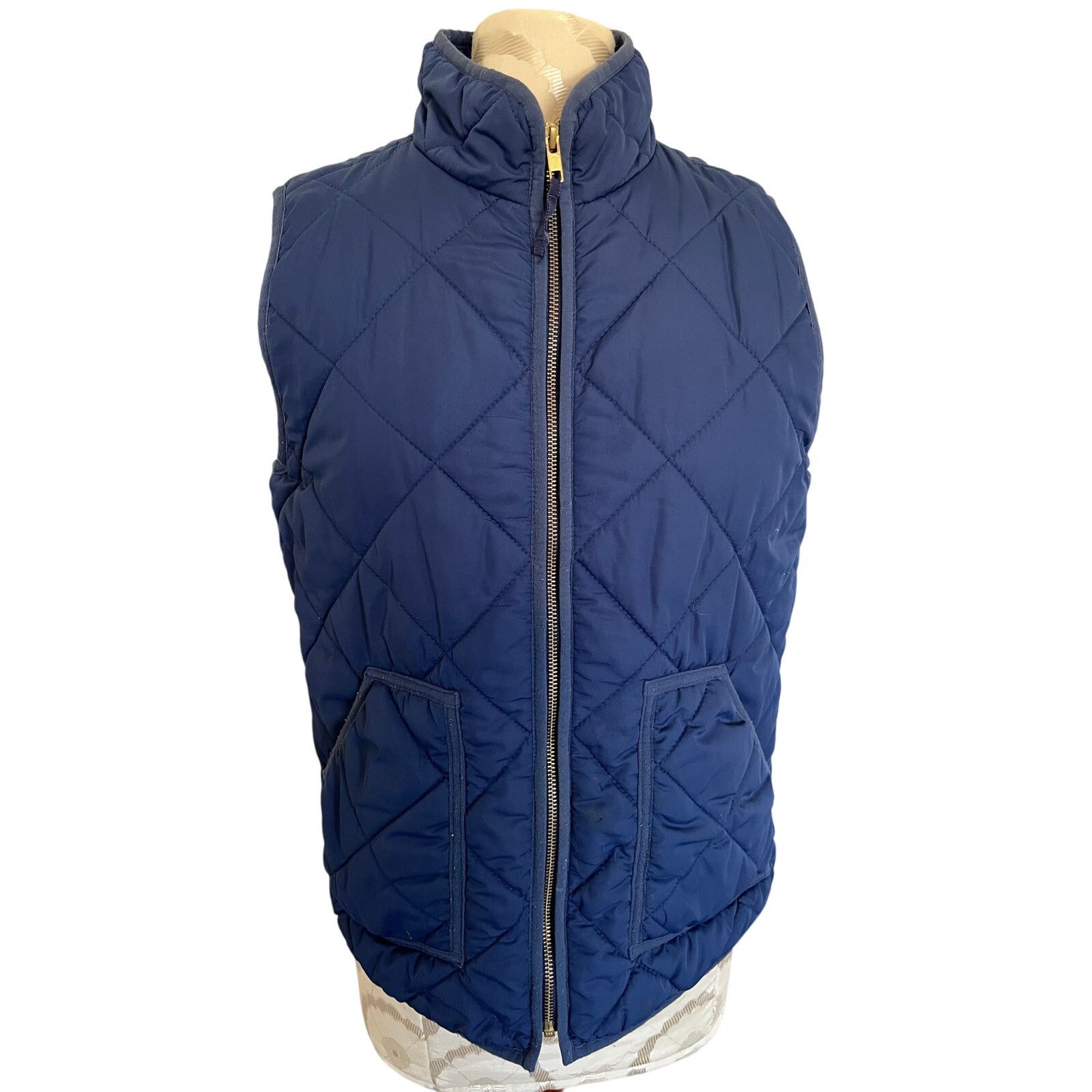 J.Crew J.Crew Full Zip Puffer Sleeveless Vest Medium Size M / US 6-8 / IT 42-44 - 1 Thumbnail