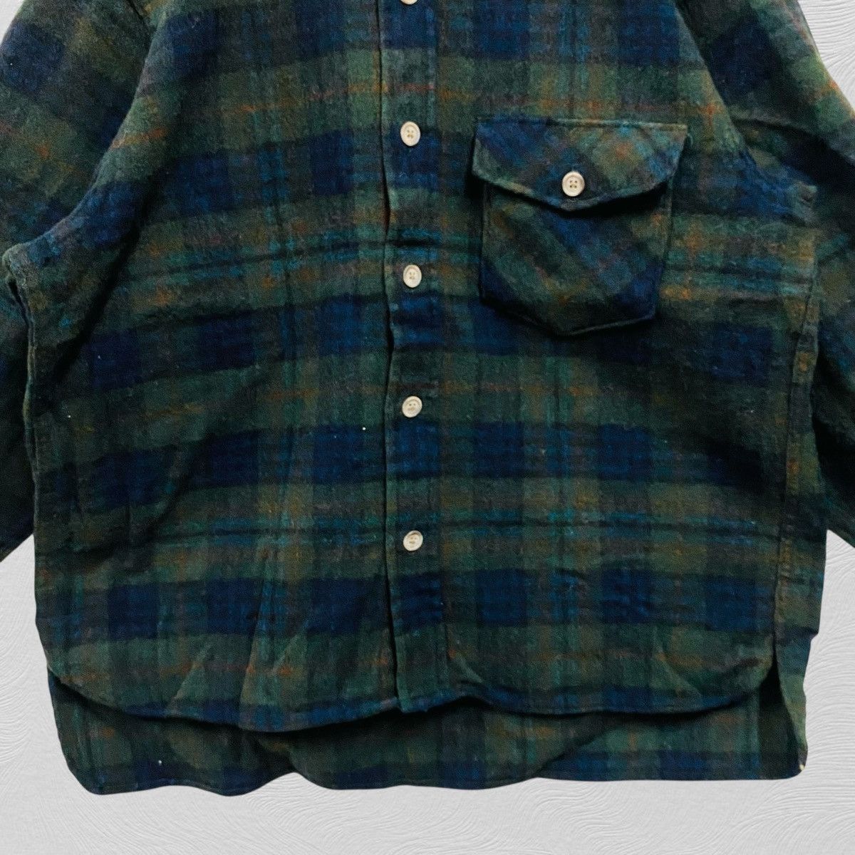 Woolrich Woolen Mills Vintage 90s woolrich button shirt Size US XL / EU 56 / 4 - 4 Thumbnail