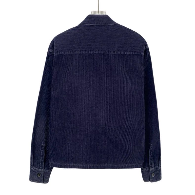 Dior DiorPurple lapel cotton zipper corduroy jacket Size US S / EU 44-46 / 1 - 2 Thumbnail