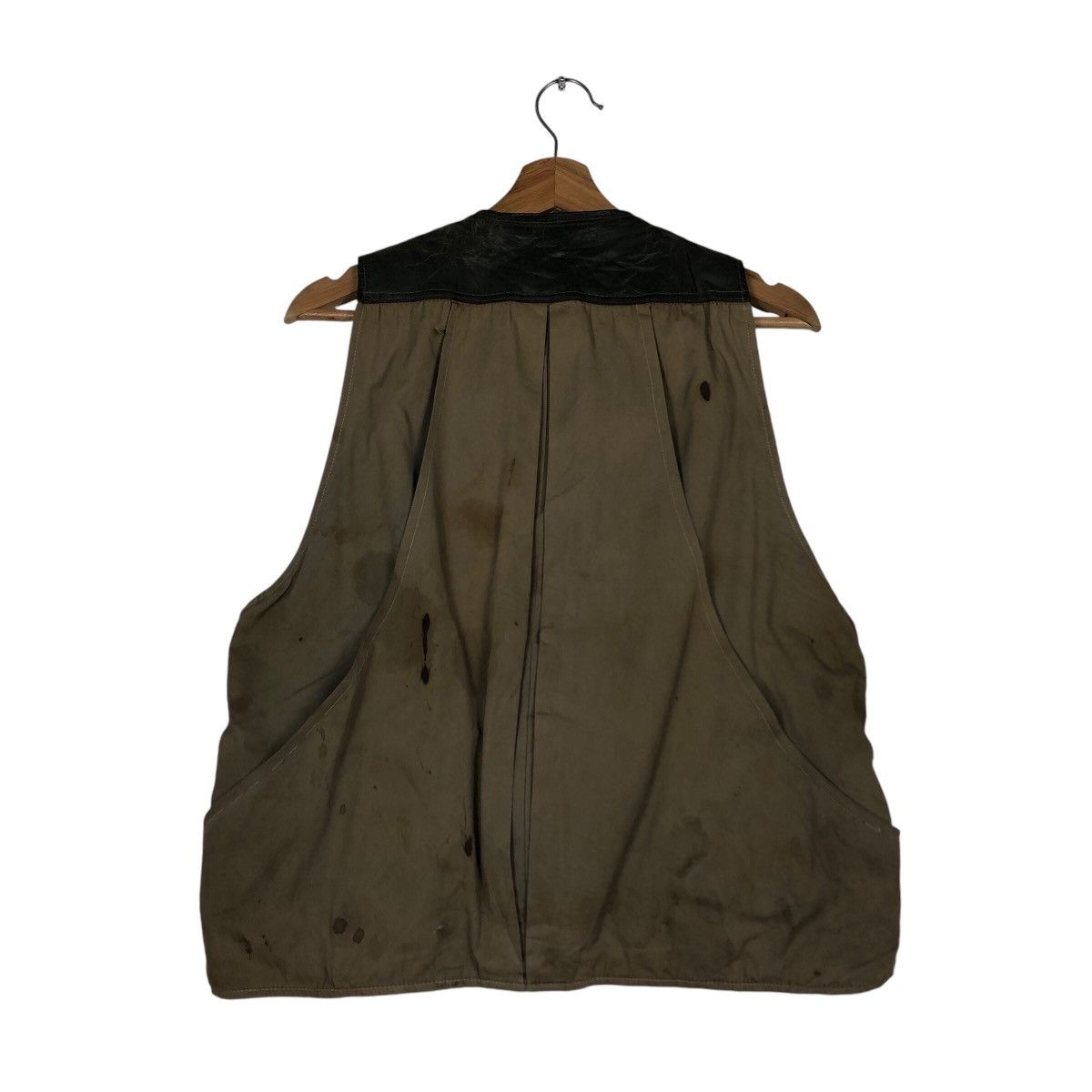 Japanese Brand 📌Skd Brand Bird Fashion Leather Biker Vest Multi Pocket Size US M / EU 48-50 / 2 - 9 Thumbnail