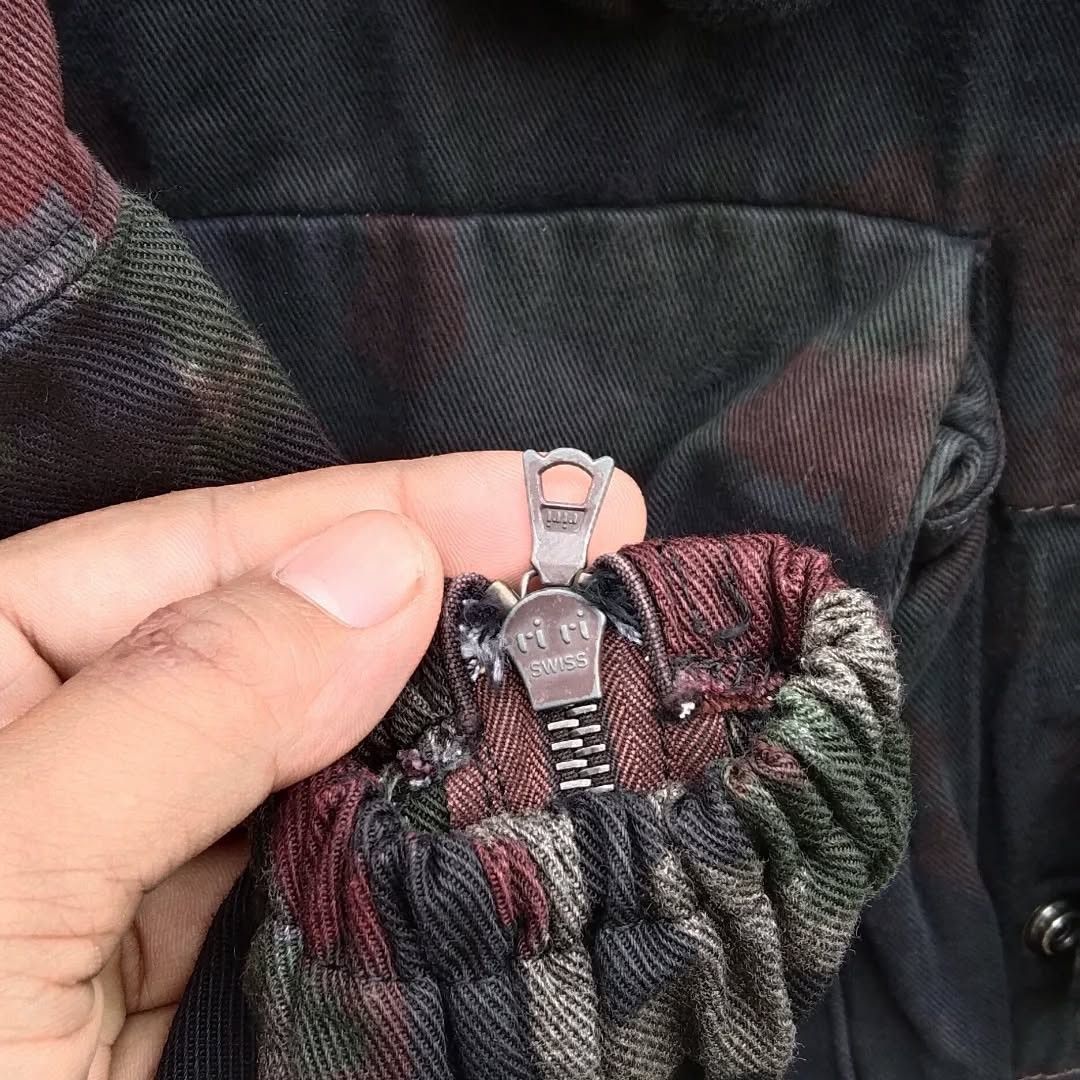 Vintage Swiss Army Alpenflage M70 Parka Coat Jacket Camouflage Size US L / EU 52-54 / 3 - 8 Thumbnail