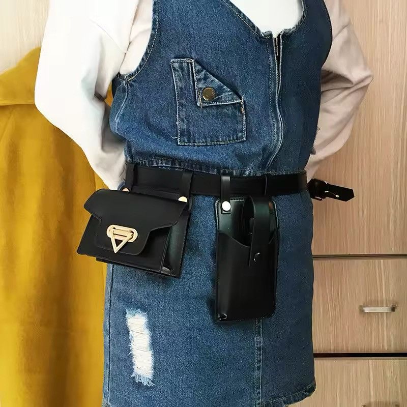 Japanese Brand × Vintage waist bag for women punk style 2-piece chest bag Size ONE SIZE - 2 Thumbnail