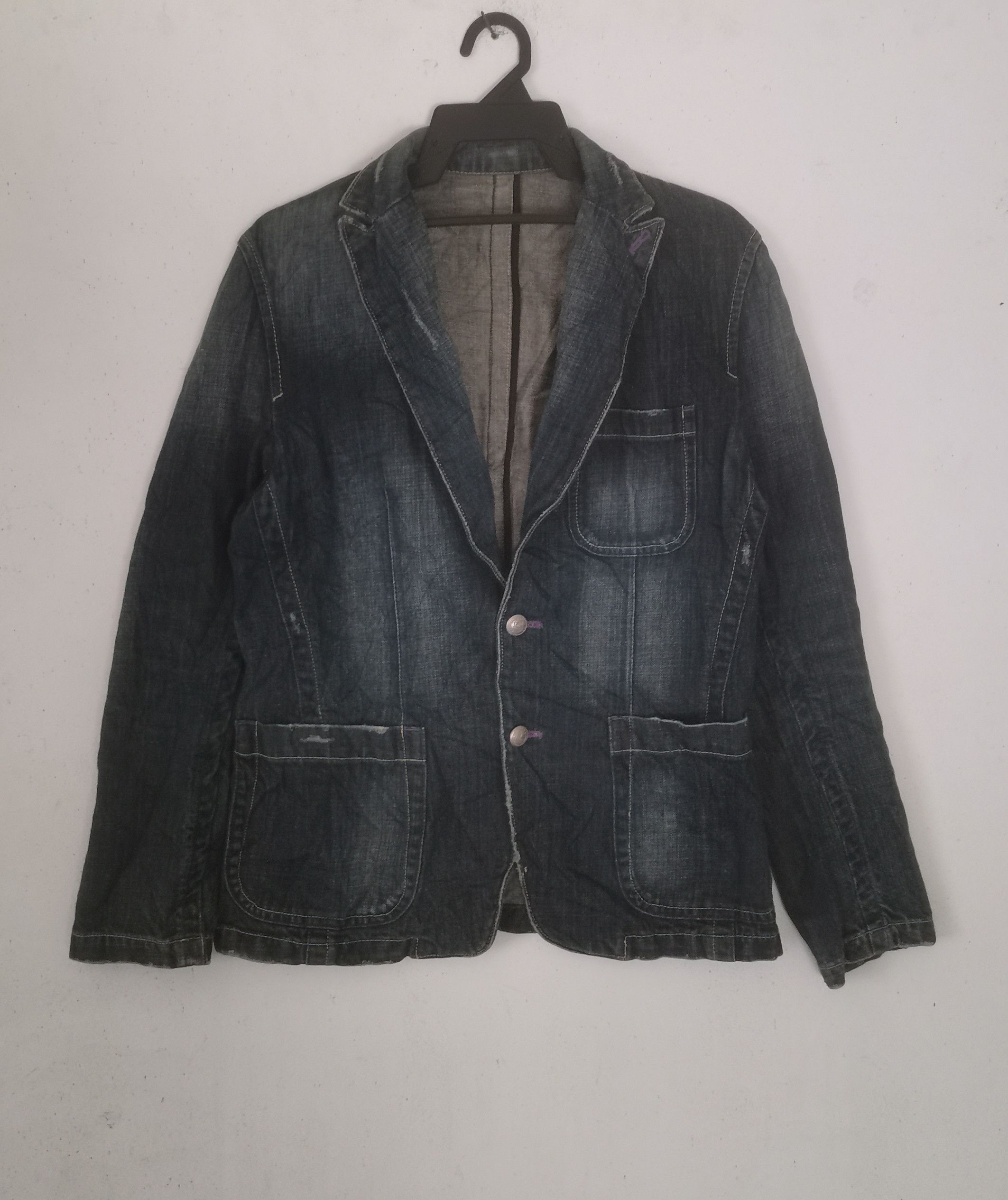 Takeo Kikuchi Rare Takeo Kikuchi denim jacket nice design Size M / US 6-8 / IT 42-44 - 1 Thumbnail