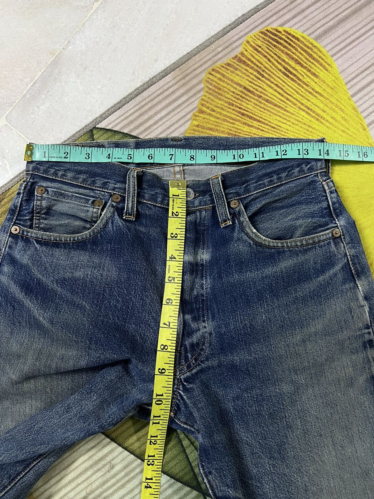 Levi's VINTAGE LEVIS 501 BIG E DISTRESSED JEANS Size US 28 / EU 44 - 17 Thumbnail