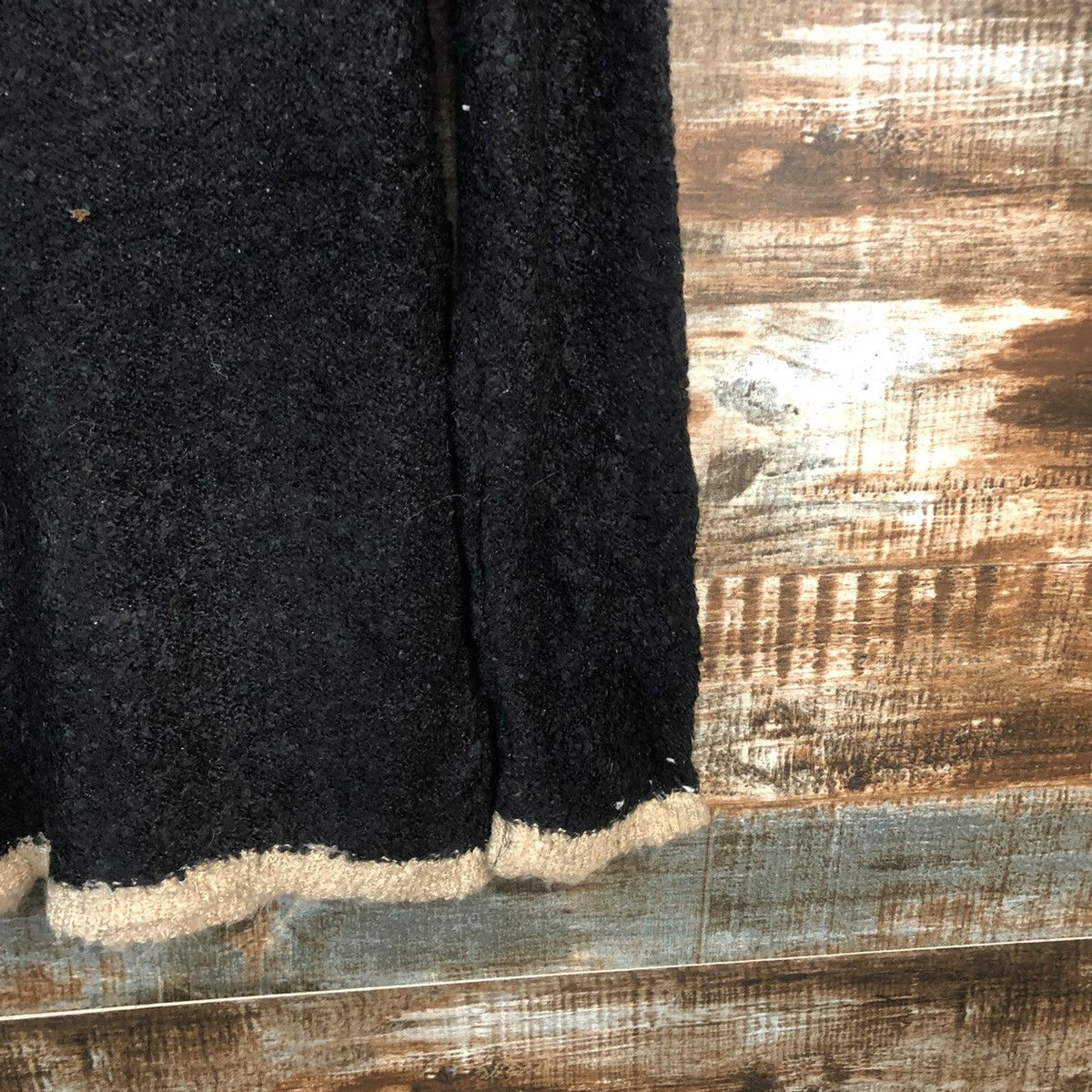 Homespun Knitwear × Japanese Brand DL Vis Black Cardigan Knitwear #C368 Size M / US 6-8 / IT 42-44 - 16 Thumbnail