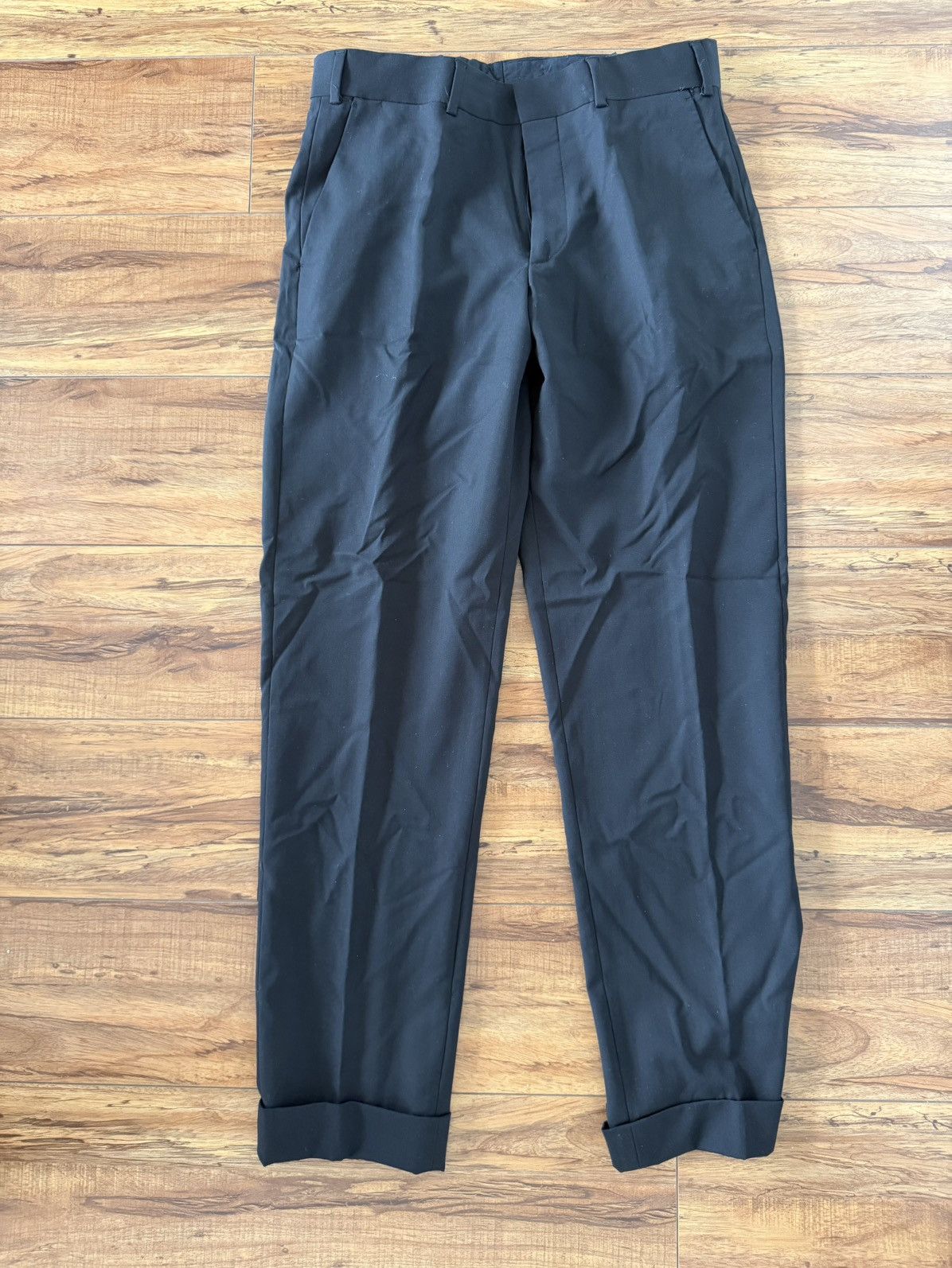 Sandro Sandro Black Trousers (Size 30) Size US 30 / EU 46 - 3 Thumbnail