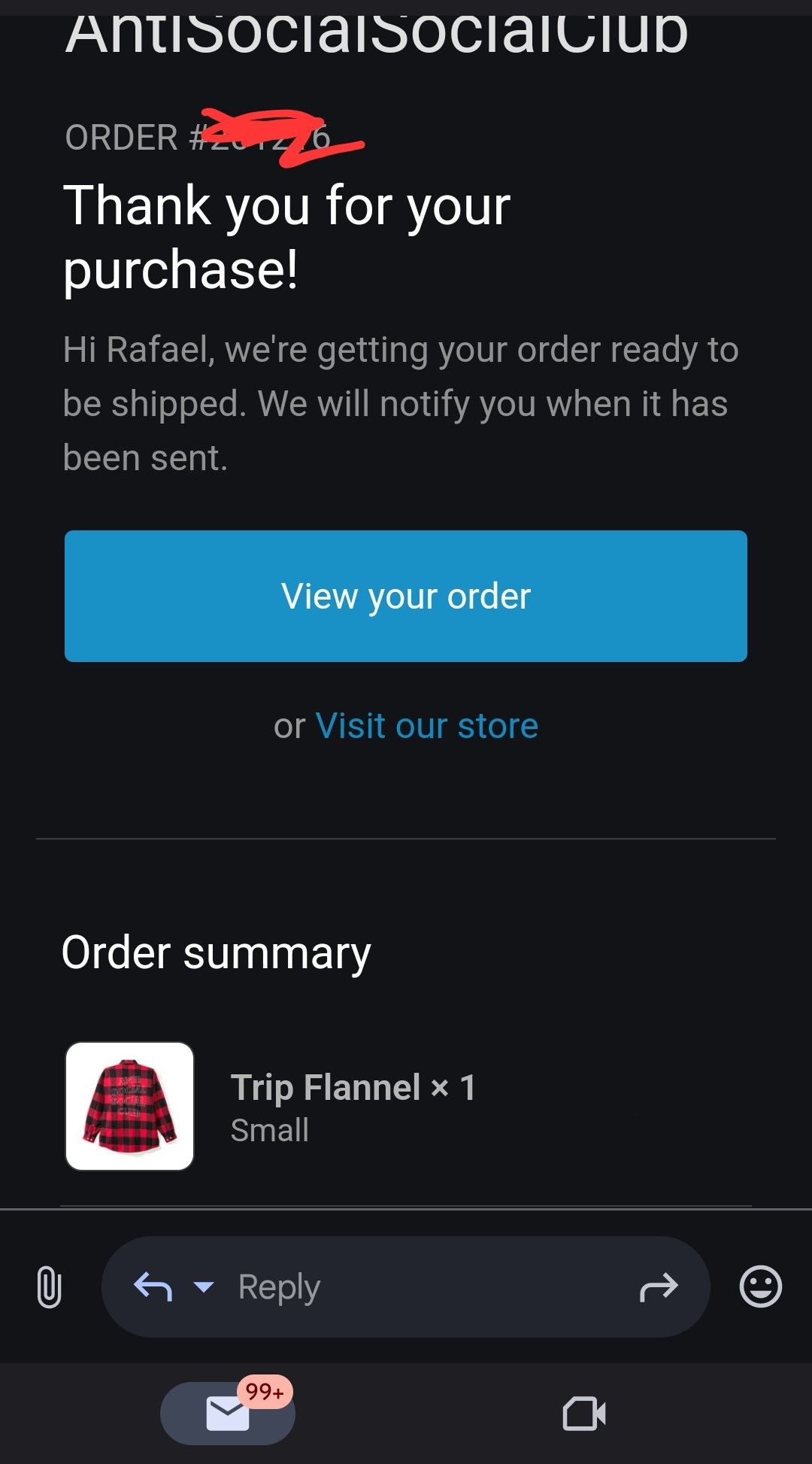 Anti Social Social Club Anti Social Social Club Trip Flannel Size US S / EU 44-46 / 1 - 3 Thumbnail