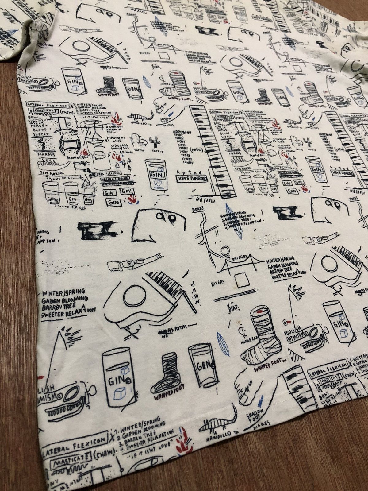 Jean-Michel Basquiat Jean Michel Basquiat X Uniqlo T-Shirt Size US L / EU 52-54 / 3 - 3 Thumbnail