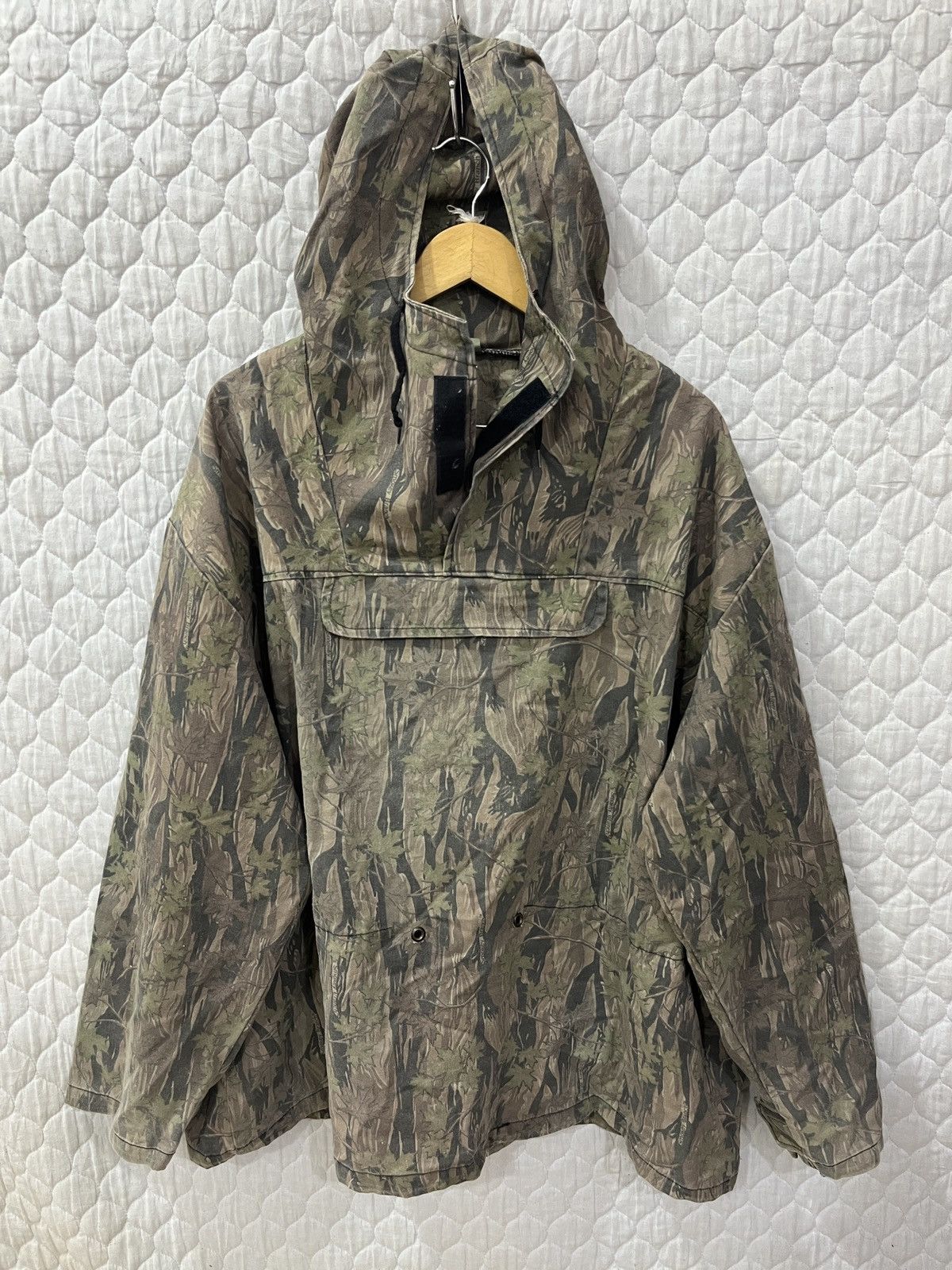 Vintage (Zzzz)🔥🔥VINTAGE MILITARY SMOKEY BRANCH ANORAK HOODIE JACKET Size US XL / EU 56 / 4 - 4 Thumbnail
