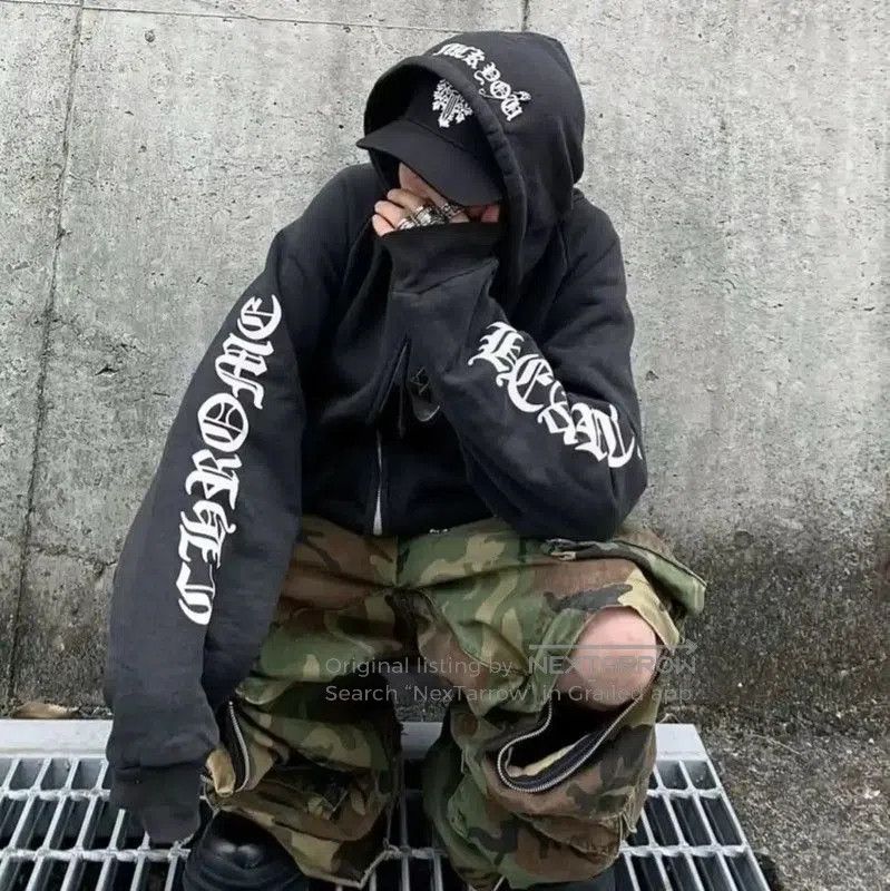 Chrome Hearts Chrome Hearts Black Cotton Zip-Up Hoodie . Size US M / EU 48-50 / 2 - 9 Thumbnail