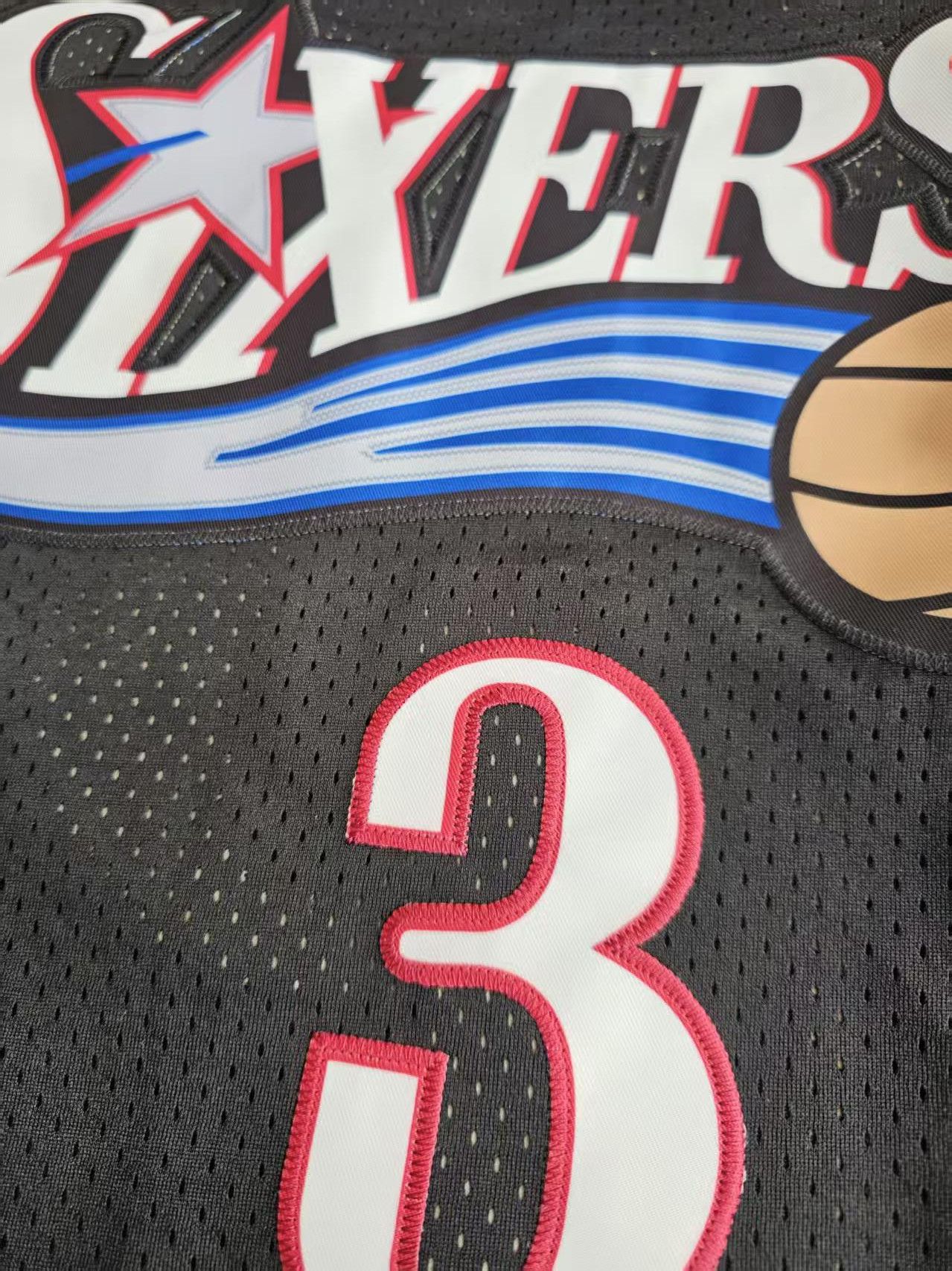 NBA Philadelphia 76ers #3 Allen Iverson Jersey Black Size US M / EU 48-50 / 2 - 4 Thumbnail