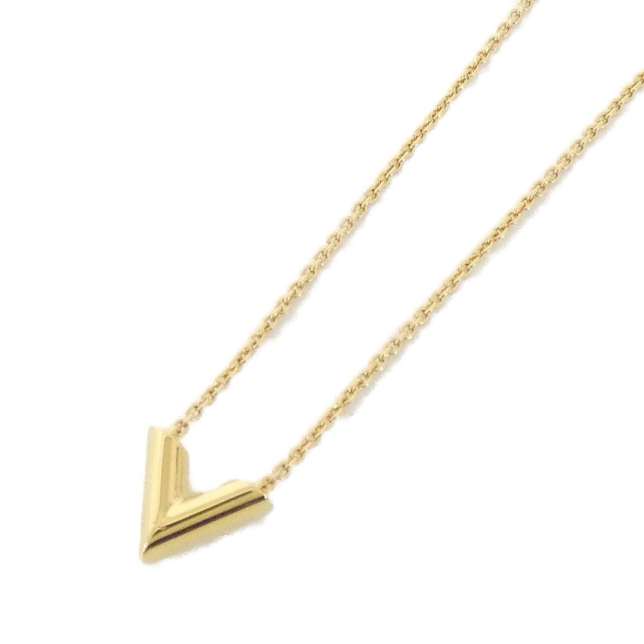 Louis Vuitton Louis Vuitton Louis Vuitton Essential V Necklace Metal Necklace M61083 DUTY FREE for USA Size ONE SIZE - 1 Thumbnail