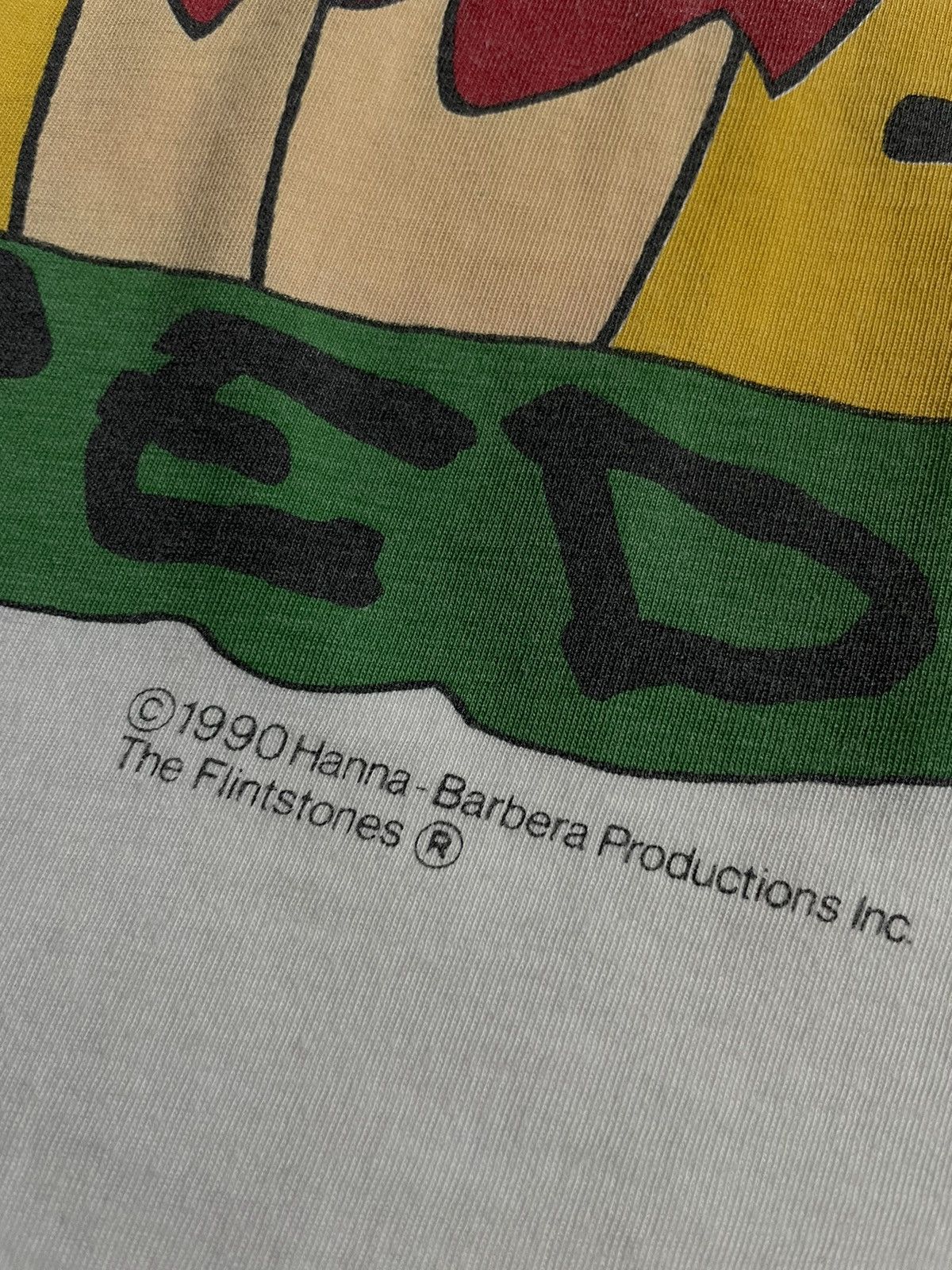 Cartoon Network × Vintage Vintage Flinstones 1990 Fred Hanna-Barbera T-Shirt Size US M / EU 48-50 / 2 - 5 Thumbnail