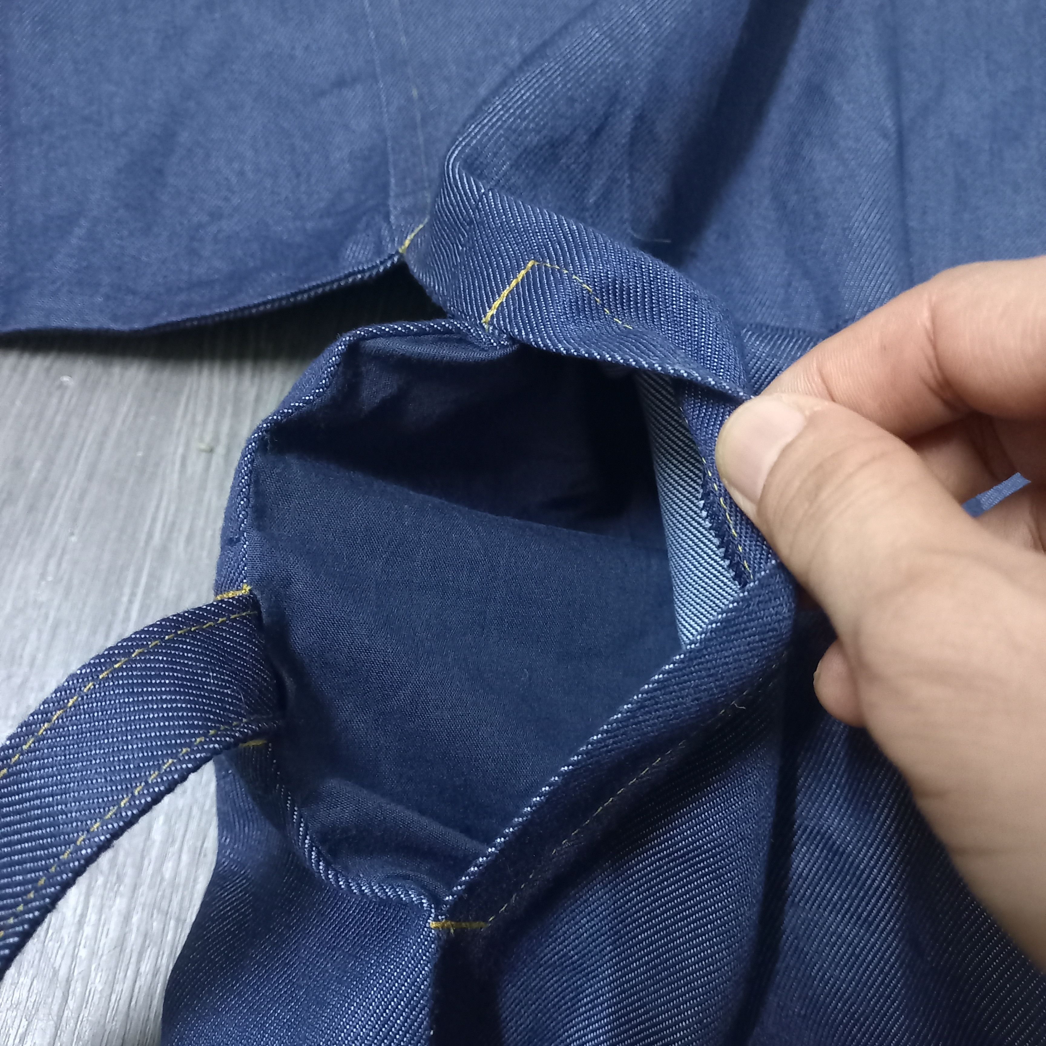Issey Miyake × Japanese Brand Me by issey miyake denim blouse Size ONE SIZE - 7 Thumbnail