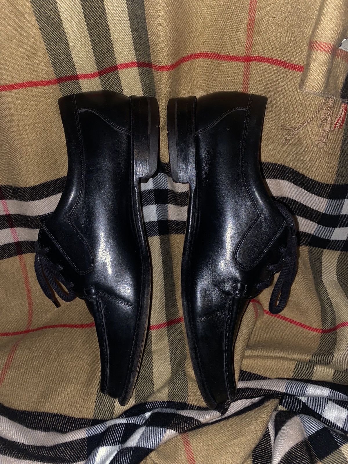 Leather Rare Greve glossy Mohawk leather derby shoes boots Size US 9 / EU 42 - 6 Thumbnail