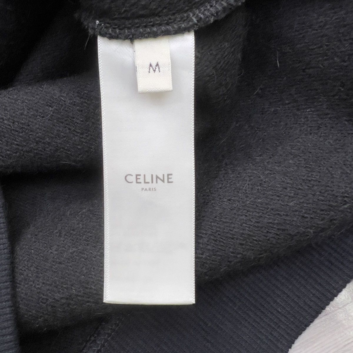 Celine Celine x Hedi Slimane FW22 Alpaca Fur Studded Logo Hoodie Size US M / EU 48-50 / 2 - 5 Thumbnail