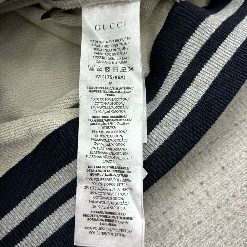 Gucci Gucci FW24 Embroidered Logo Hooded Zipper Sweatshirt Jacket Size US M / EU 48-50 / 2 - 5 Thumbnail
