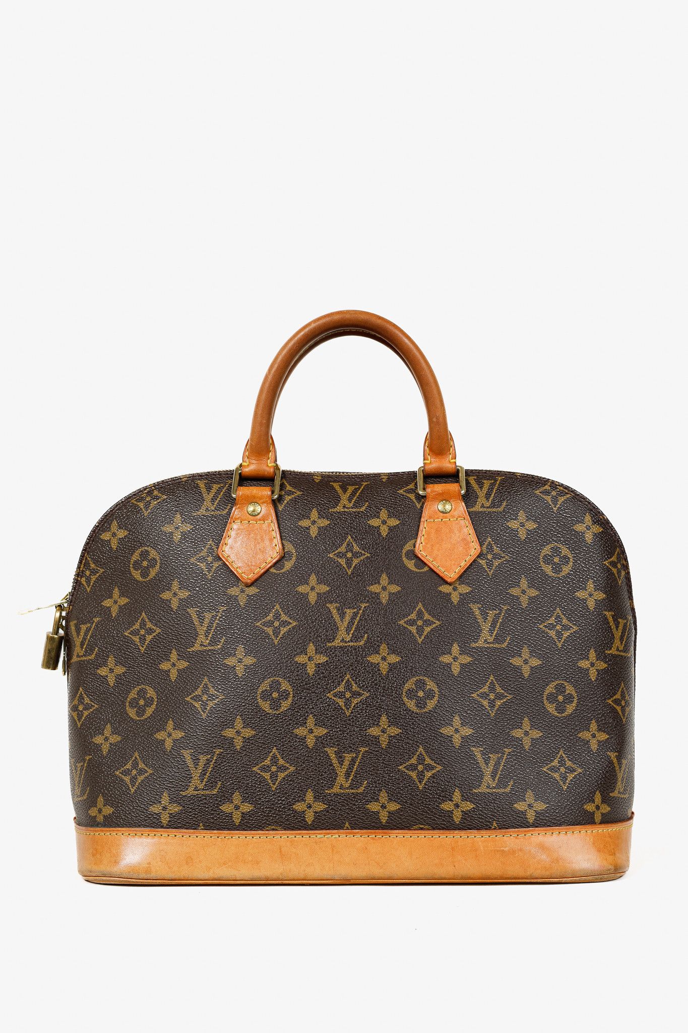 Louis Vuitton Louis Vuitton Vintage Alma Brown Monogram Handbag Size ONE SIZE - 4 Thumbnail