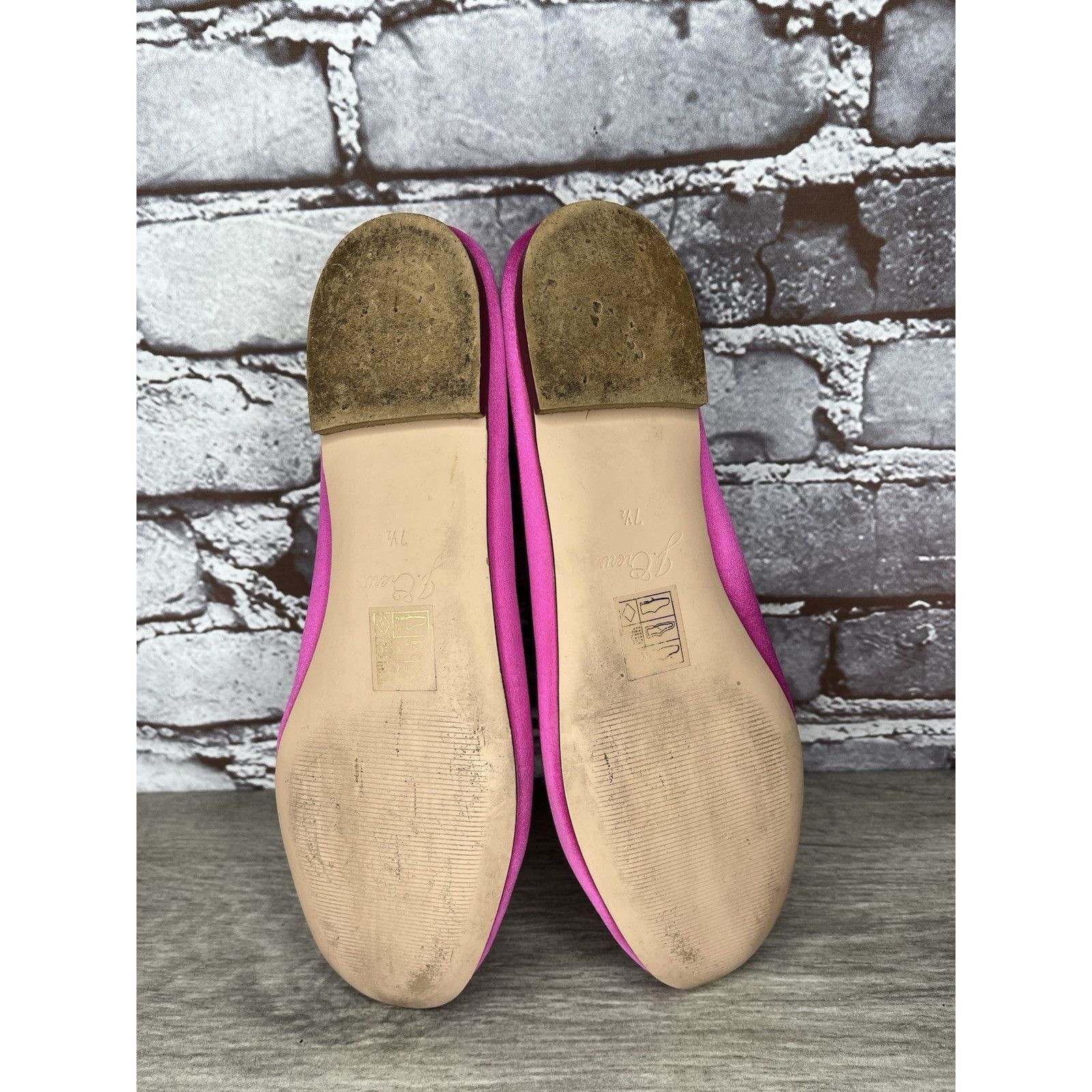 J.Crew J.Crew Factory Hot Pink Satin Silk MJ Strap Ballet Flats Wom Size US 7.5 / IT 37.5 - 6 Thumbnail