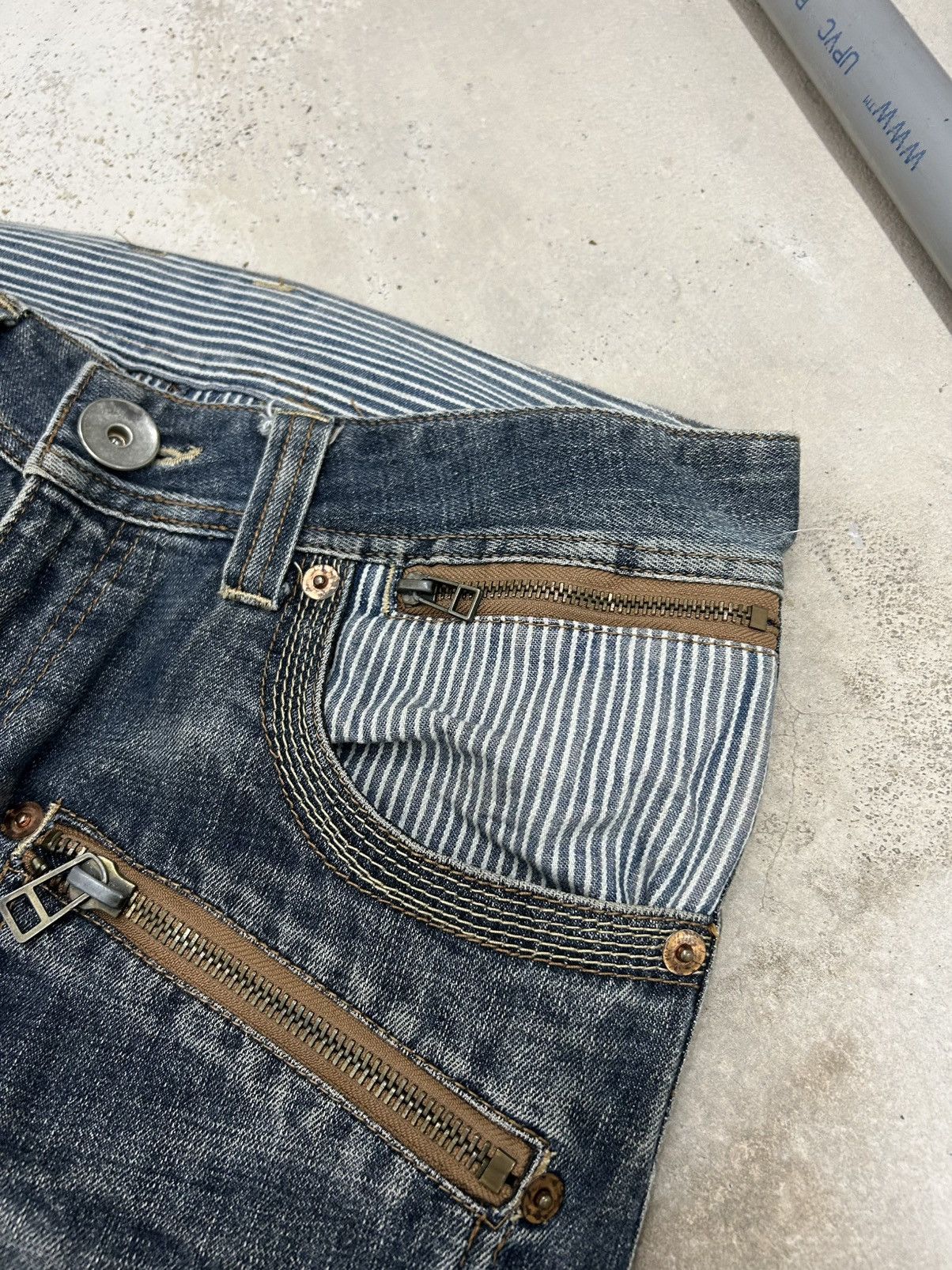 Japanese Brand Made In Heaven Unique Knee Arrow Kapital Style Junya Watanab Size US 33 - 10 Thumbnail